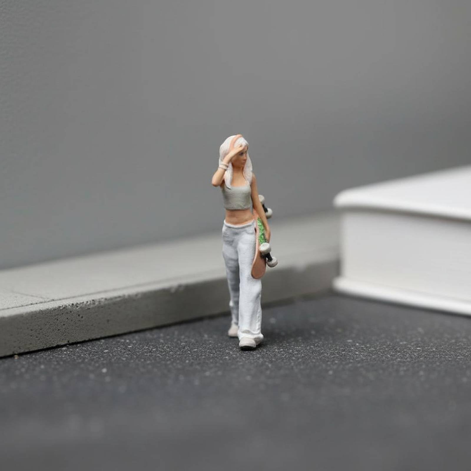 Sammelfigur Charakterminiatur Harzfigur Modellset mit Moderner Straßenoptik Und Ausgeprägter Persönlichkeit für Sammler Regal Wohnraum Hobby