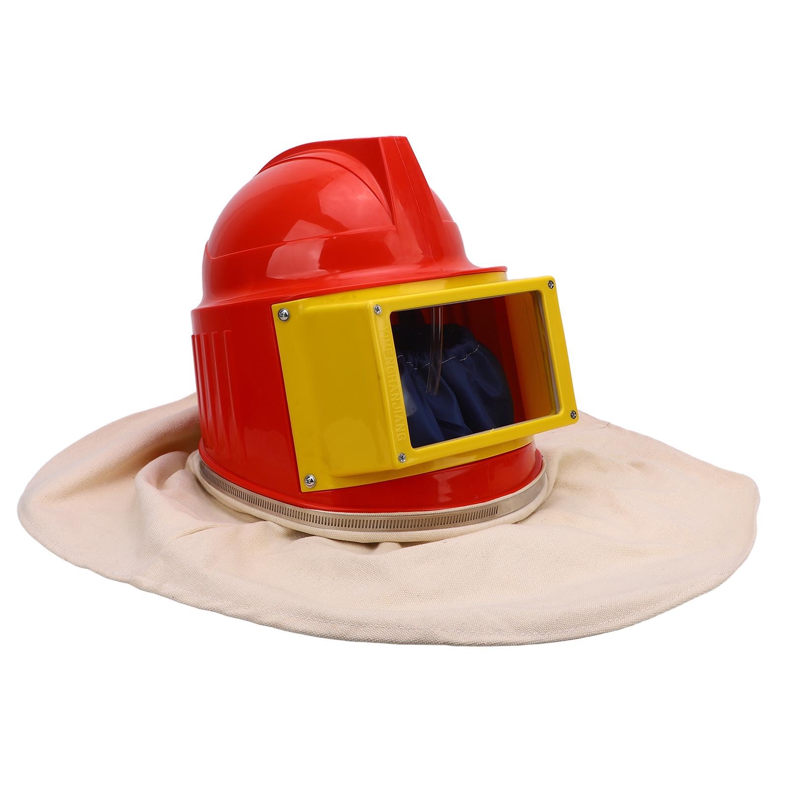 Srliya Casco para Chorro de Lente Duradera de Doble Capa para capó de Chorro de - Adecuado para Pintura en Aerosol, de, Limpieza de Construcción - Lona, ABS, Material de Goma