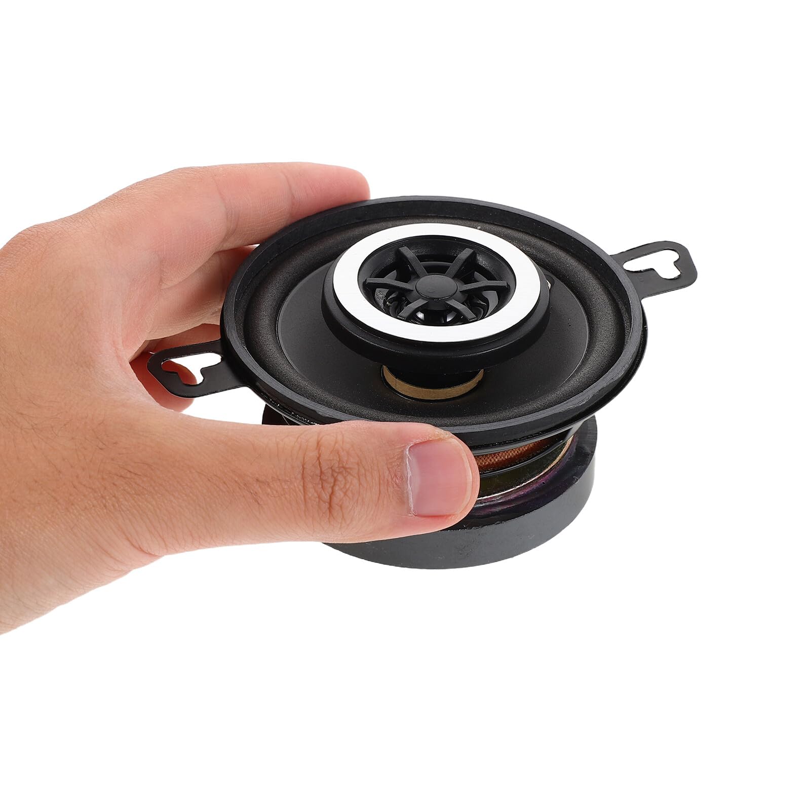 Altavoces Coaxiales para Coche de 3,5 Pulgadas Diseño Compacto y Sonido HiFi, Paquete de 2 Piezas de Metal para Sistema de Audio de Vehículo Eléctrico