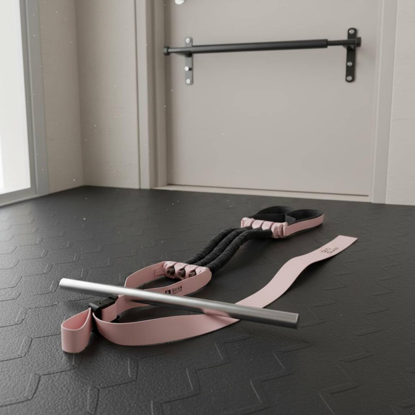 Training Pull Up Band Klimmzugband Widerstandsband Übungsband Fitnessband mit Robustem Nylonband Und Anpassbarer Länge für Zuhause Türpfosten Sportstudio