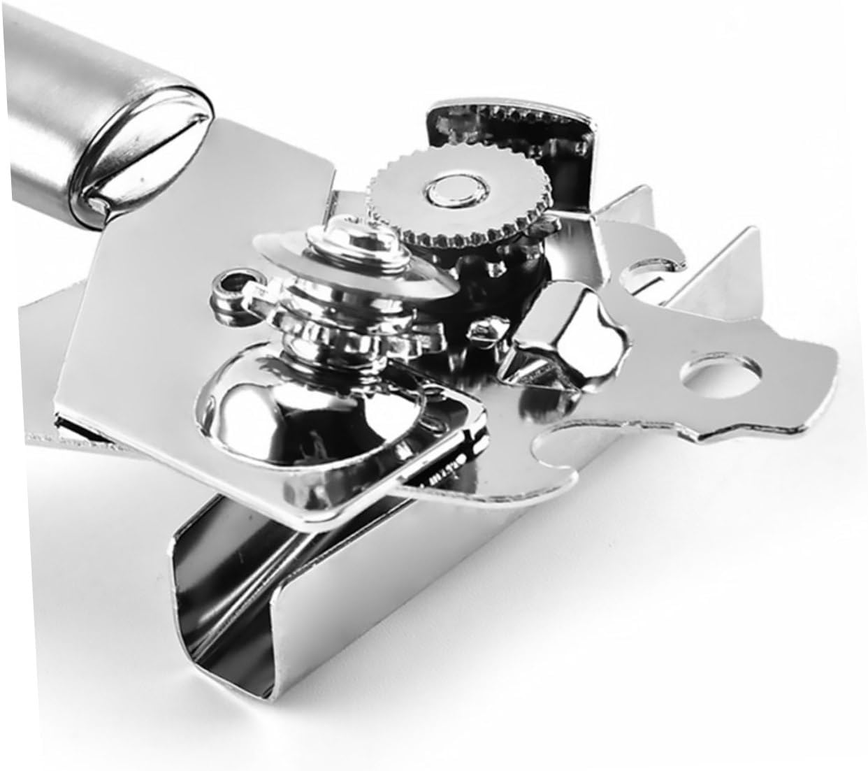 Multifunctional Can Opener Bottle Opener with Hanging Hole, Stainless Steel