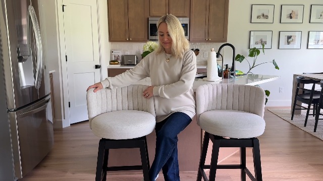 スツール Coco Amazon.com: COCO DESIGN Swivel Bar Stools Set of 2, 30