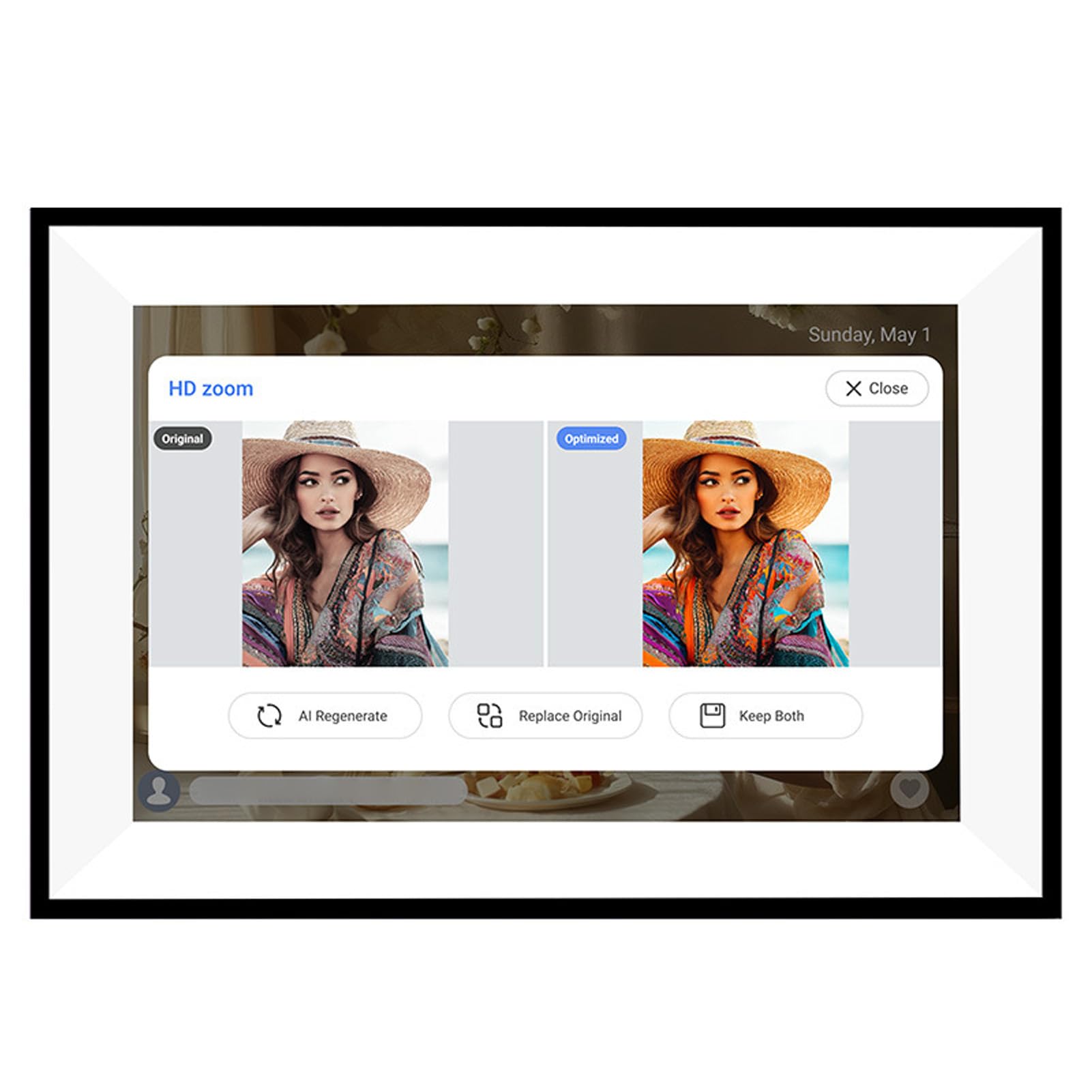 Goshyda 10.1in Digitaler Kalender, Intelligentes Hochgeschwindigkeits -Touchscreen -Display, Benutzerfreundlich
