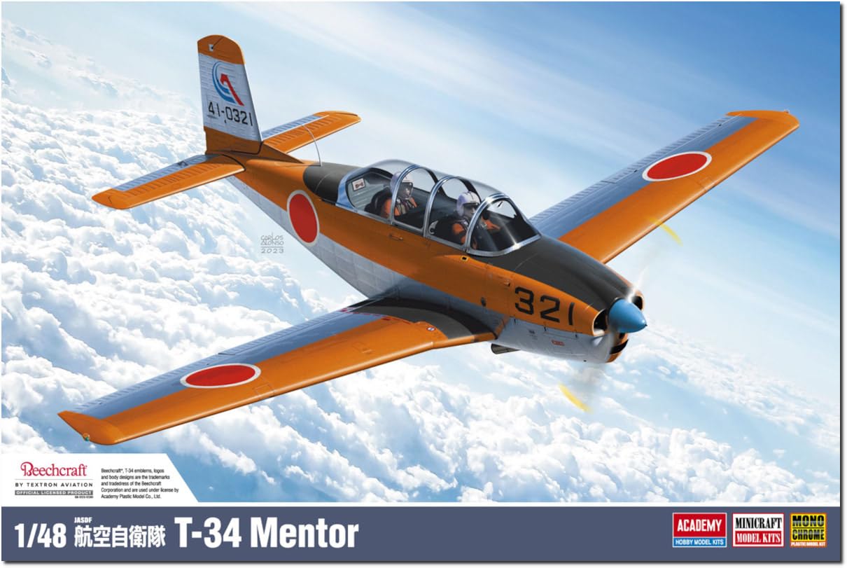 Amazon | モノクローム 1/48 航空自衛隊 T-34 メンター プラモデル