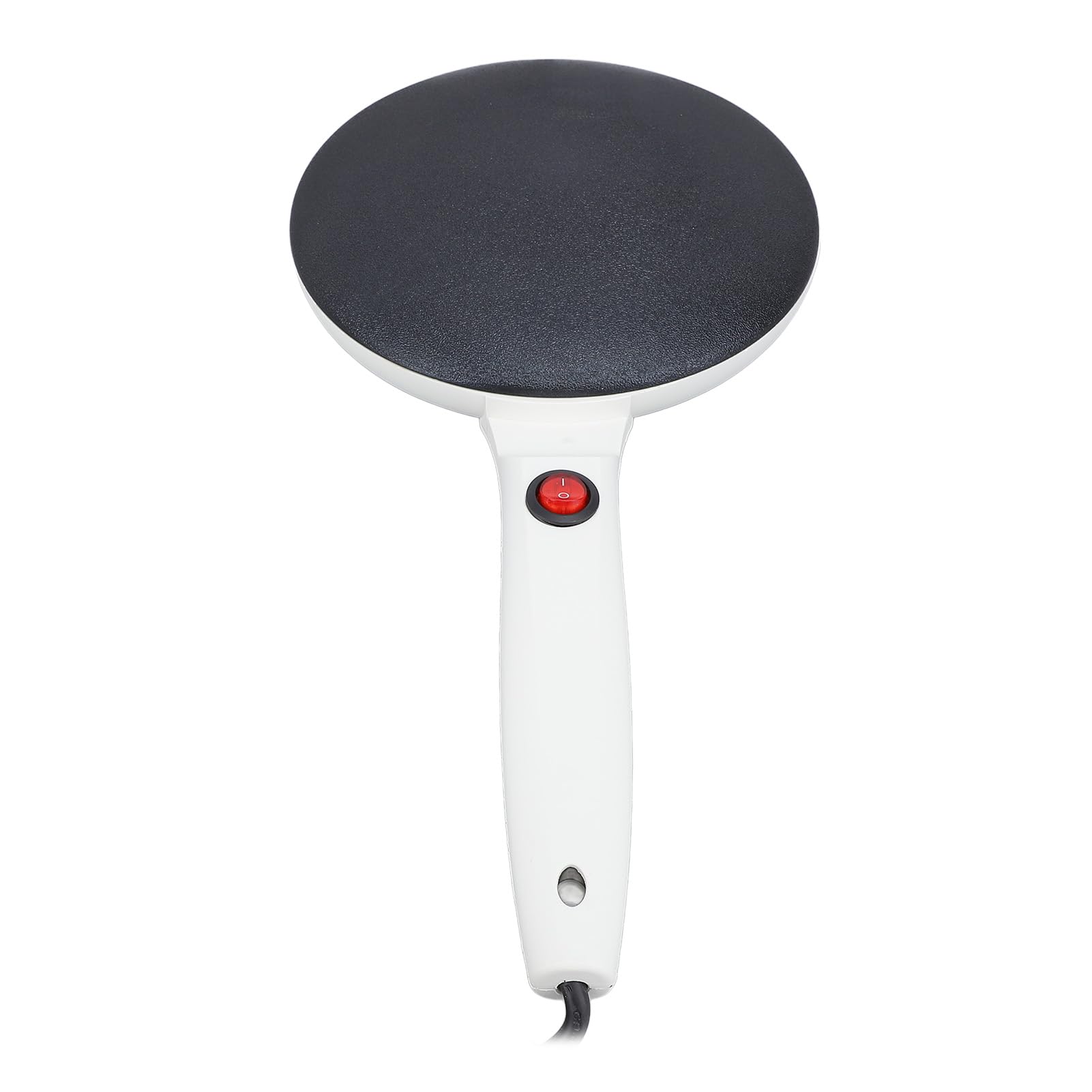Crepera Eléctrica de 8 Pulgadas con, Máquina para Hacer Crepes Antiadherente, Sartén para Crepes con Control Automático de Temperatura, Largo para Tortillas de Panqueques,