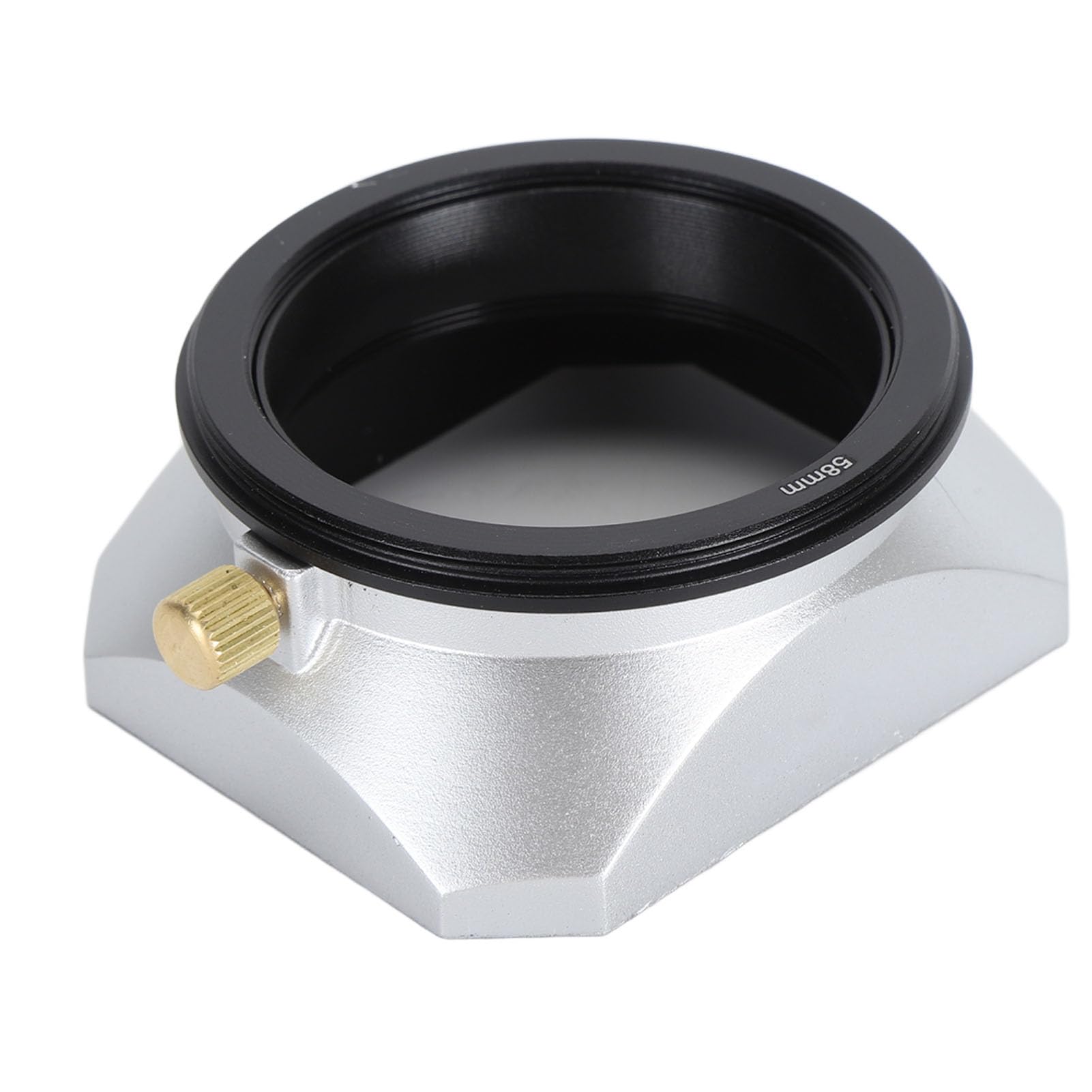 58mm Lens Hood Shade,Retro Matte Lens Hood Shade Protector,Reversible Anti Reflection Lens Hood for Digital,Mirrorless Camera