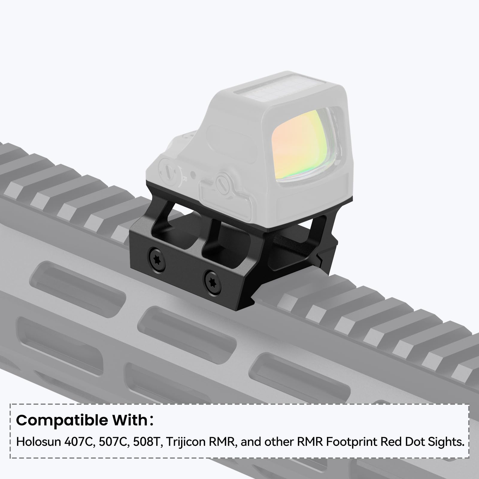 Snapklik.com : Guardtier Red Dot Riser Mount 0.75