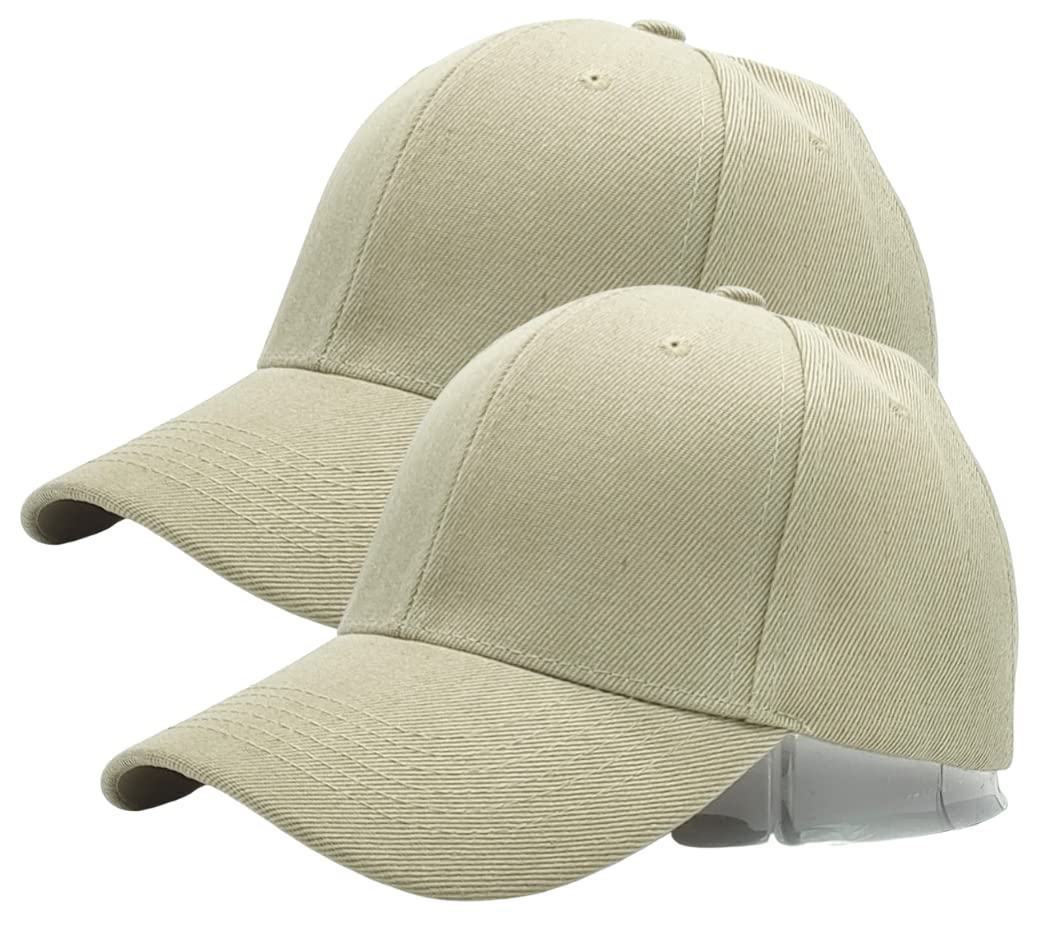 SARAOONT™ 2PCS Classic Baseball Cap, Golf Dad Hat Fits Men Women, Adjustable Size for Running Workouts and Outdoor Activities All Seasons