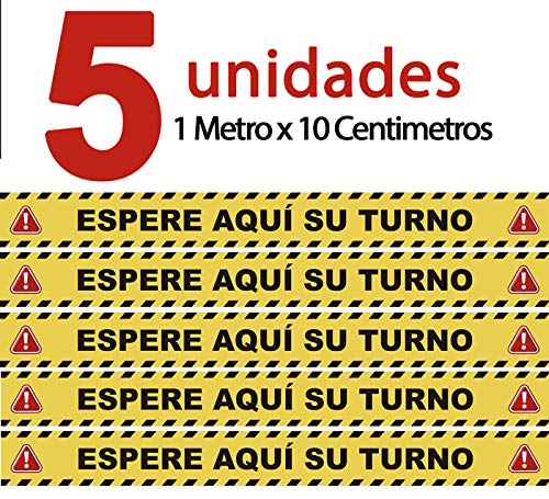 Audibax Anti-Rutsch-Vinyl-Boden, 10 x 100 cm, 5 Stück Zertifiziert nach Favor, warten Sie hier auf Ihre Turno