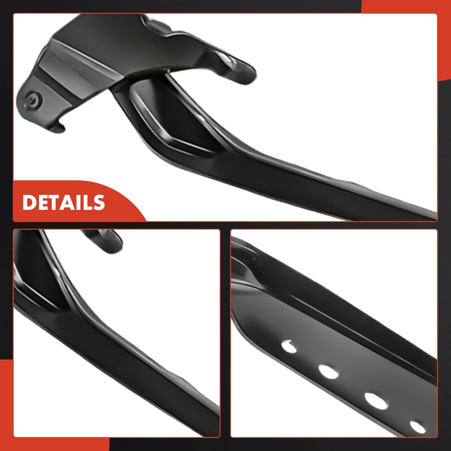 A-Premium Driver and Passenger Hood Hinges Compatible with Acura RDX 2013-2018, Set of 2 Front Left and Right Side Hood Hinges, Replace# 60170TX4A00ZZ, 60120TX4A00ZZ