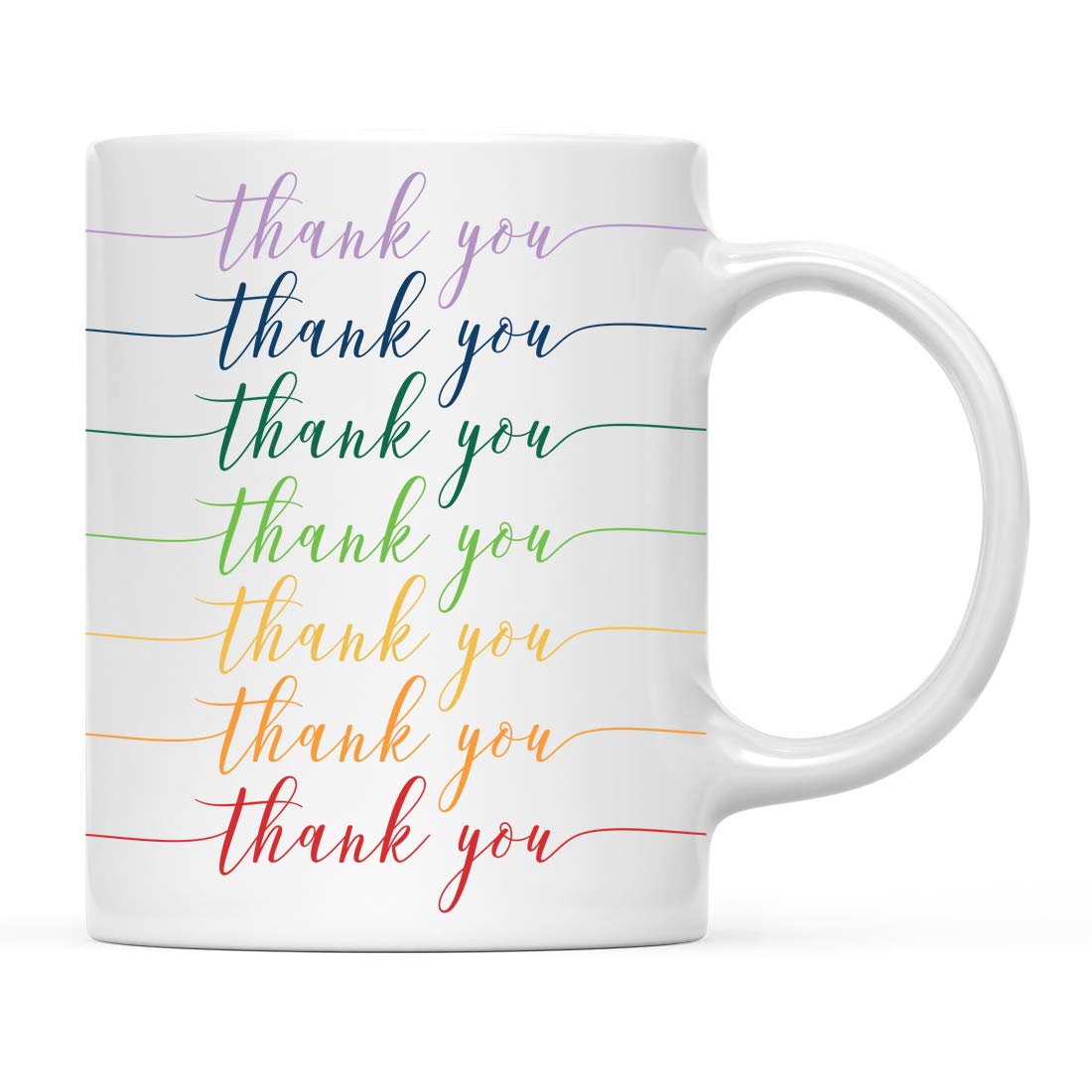 Andaz Press Thank You Campfire Mug - 11oz Stainless Steel Enamel Coffee Mug With Gift Box