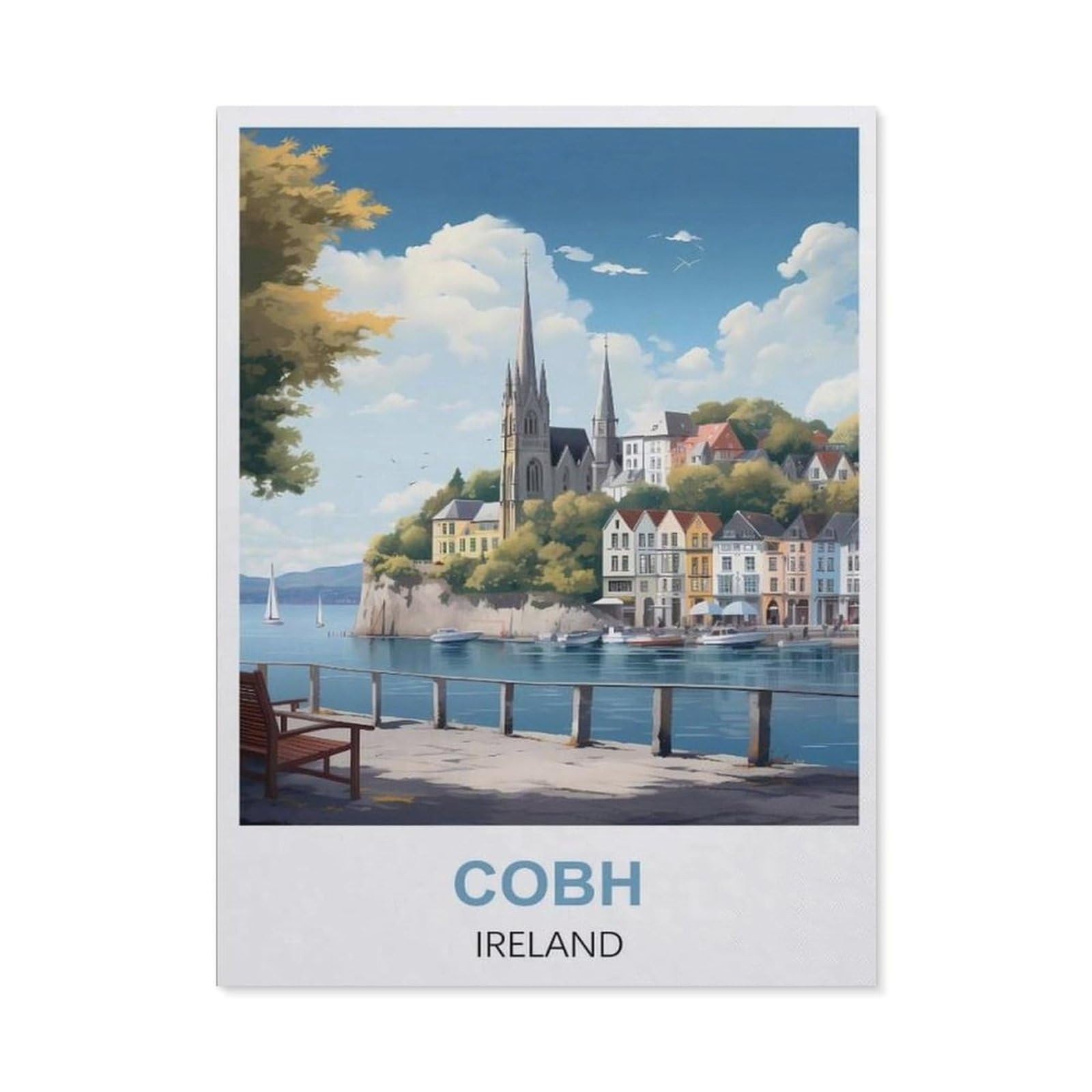 Metal Sign Tin Sign，Cobh Ireland(20x30cm）