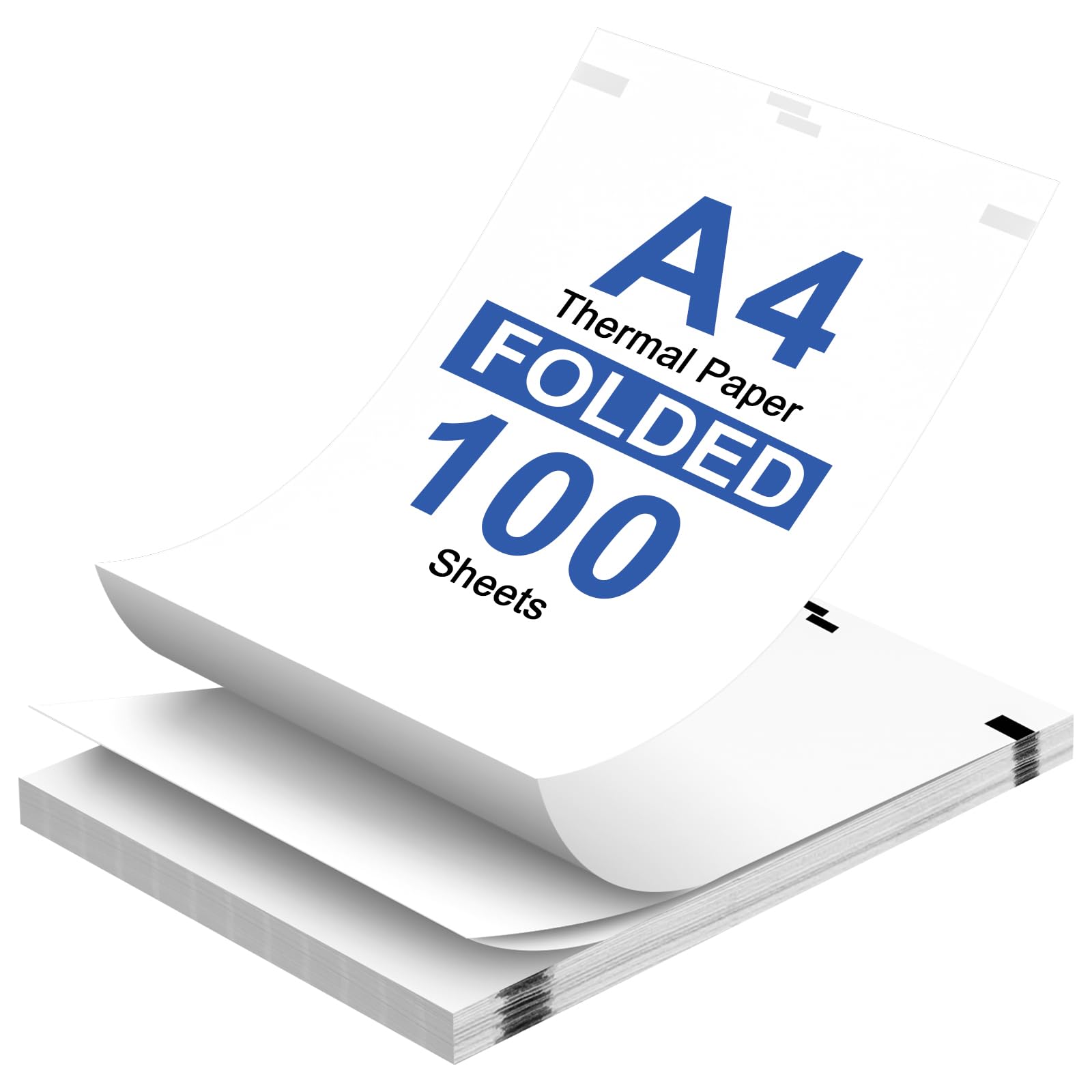 A4 Printer Paper, 100 Sheets A4 Thermal Paper for Portable Thermal Printer, Compatible with No Ink Printer, for Travel or Home Offirce Work, Printing Contract, Picture, Presentations Labels