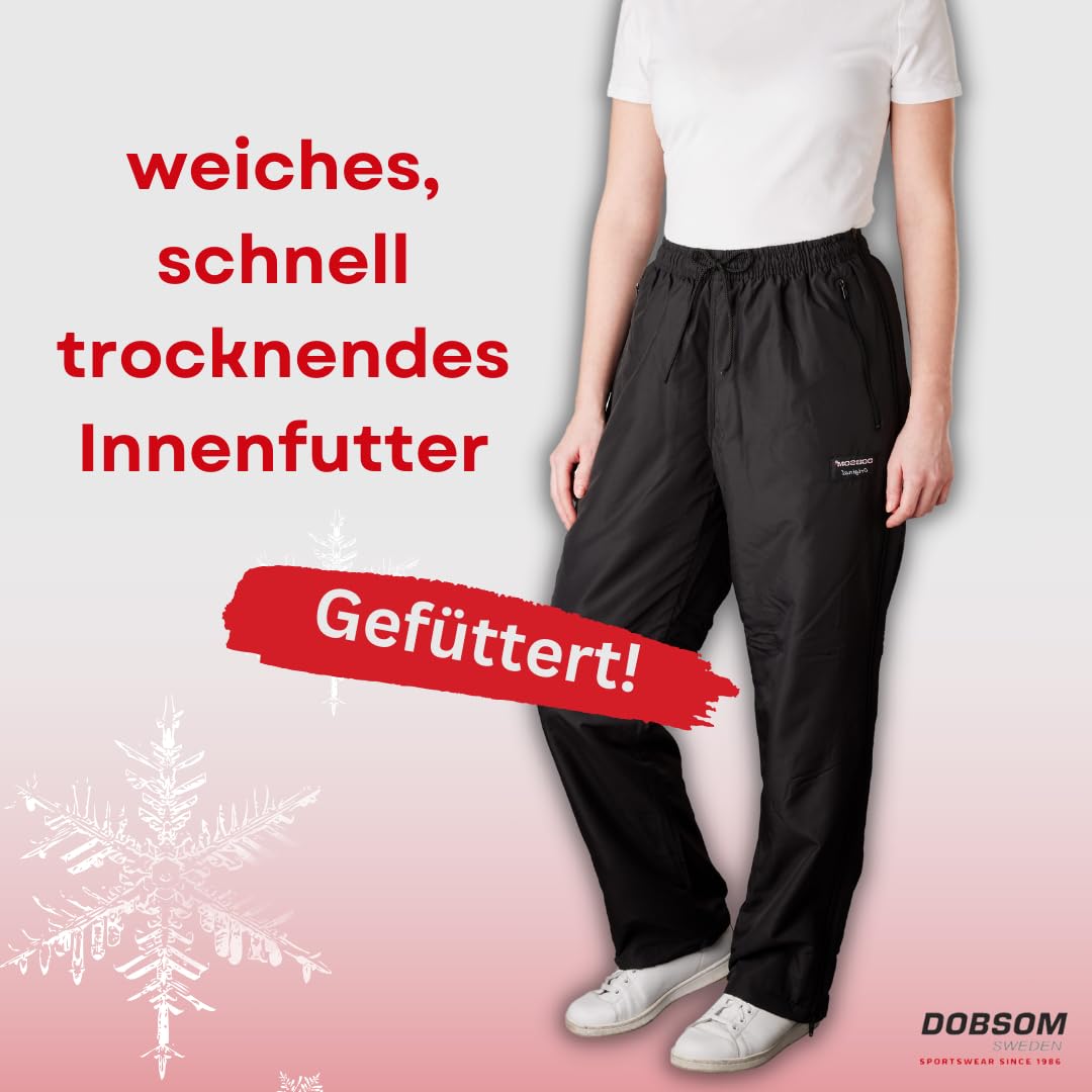 Dobsom Comfort Damen Reha Hose gefüttert I Seitenreissverschlus|Wanderhose