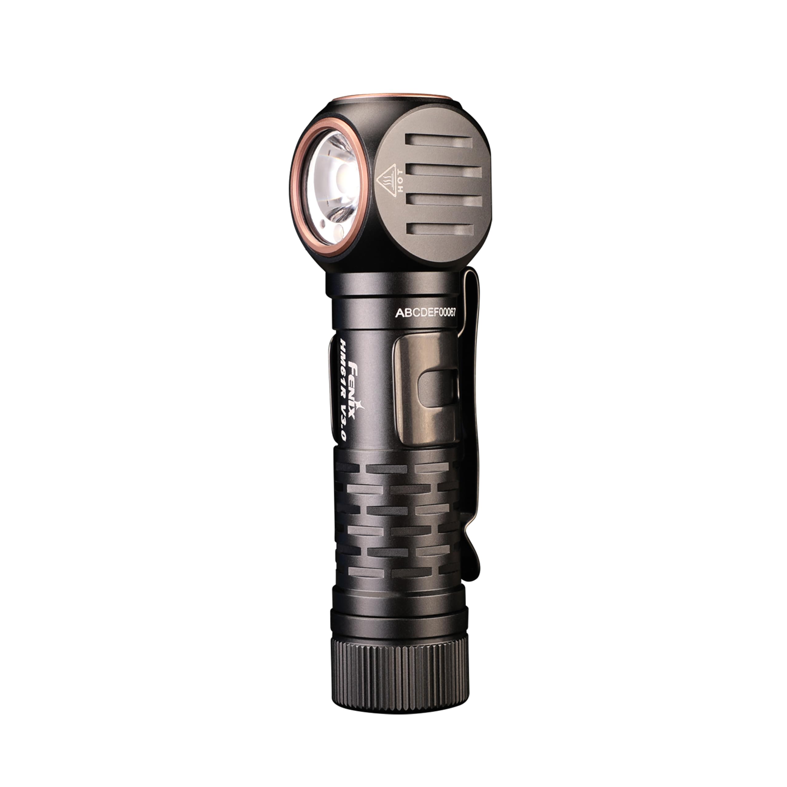 Fenix HM61R V3.0 Wiederaufladbare Outdoor-Stirnlampe | 1800 Lumen | 195 m | 300 Stunden max | Fernlicht, Flutlicht, roter Licht/Blitz | Magnetfuß | IP68