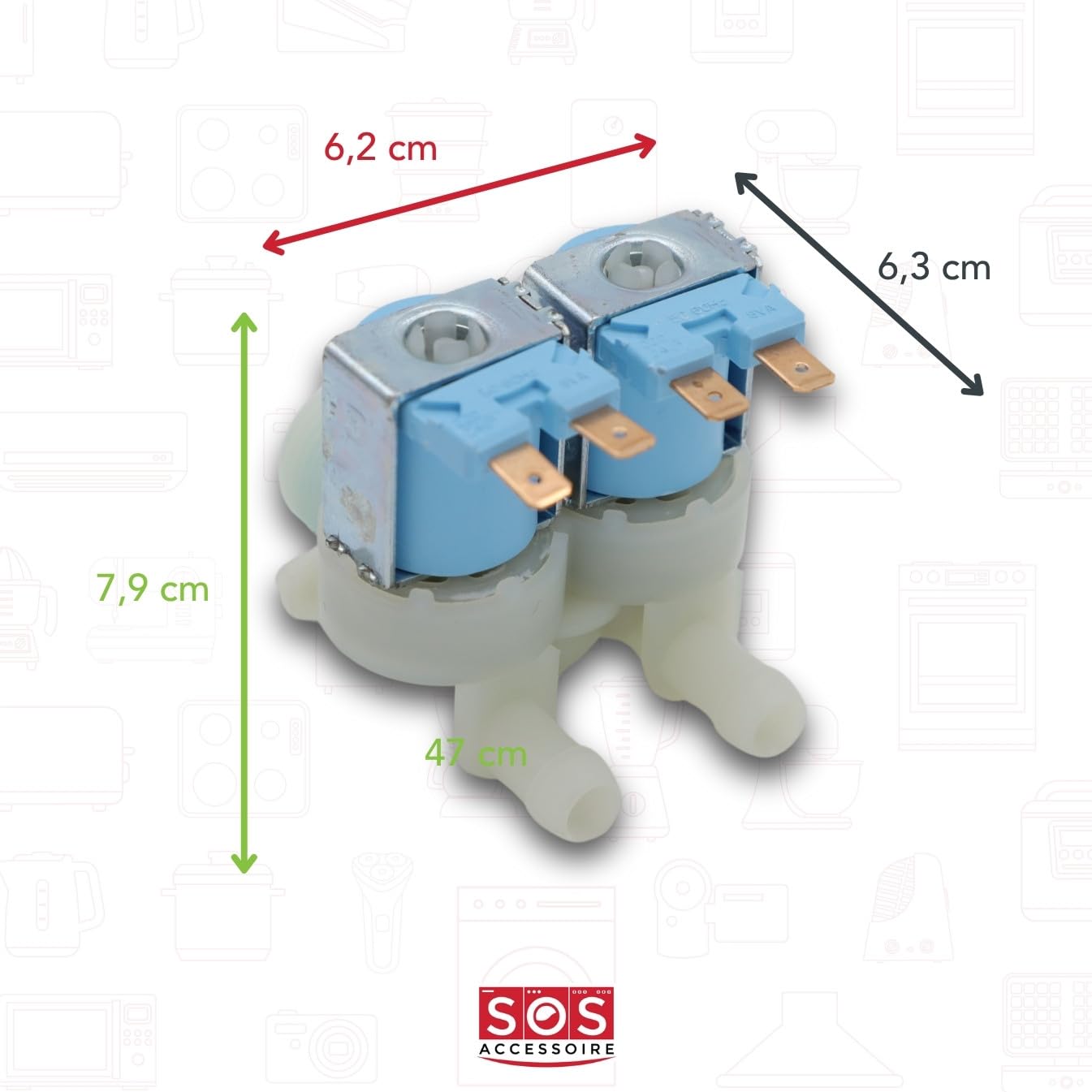 elettrovalvola lavatrice beko 2901250100