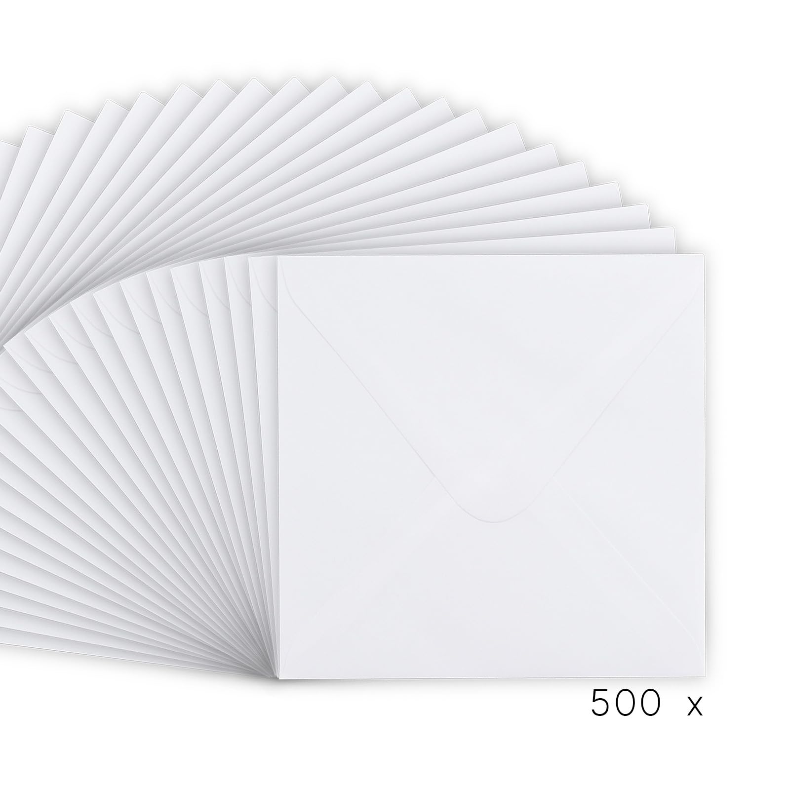 Florence Envelopes White 120 GMS, Envelopes to Peel and Seal, 5.51 x 5.51 Inch, Luxuy Texture - Image 3