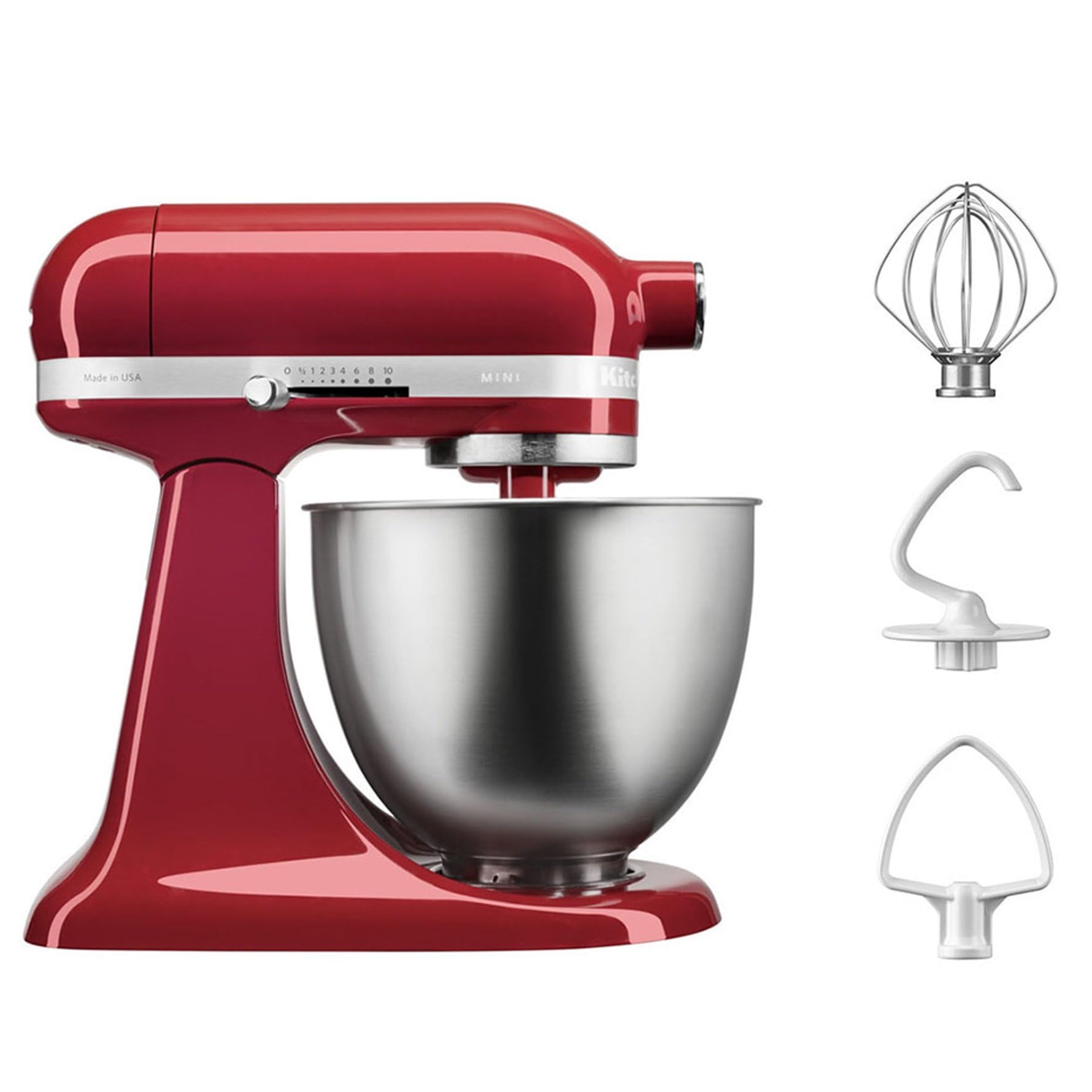 Kitchenaid 5Ksm3311Xeer Robot da Cucina 3.3L Mini 250W Empire Rot