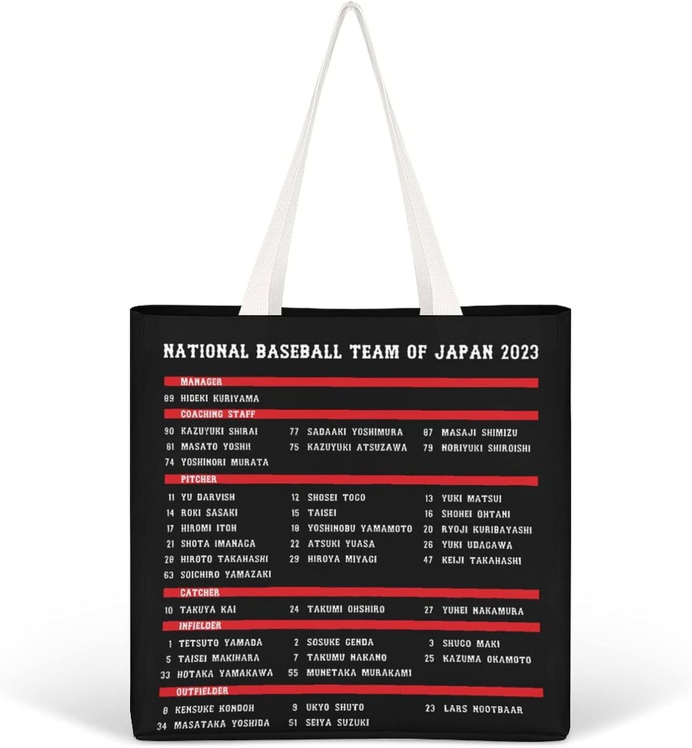 WBC  サムライジャパン トートバッグ Amazon.co.jp: 爆発的に売れています侍ジャパン WBC
