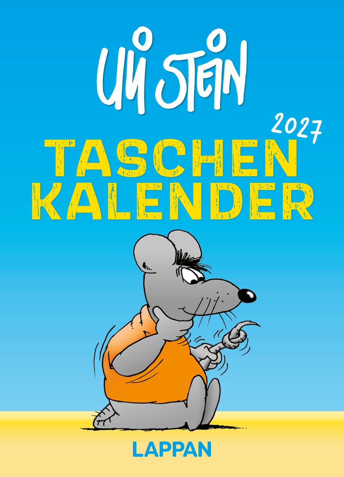 Uli Stein Taschenkalender 2027: Kleiner Terminplaner mit viel Platz für Termine für unterwegs