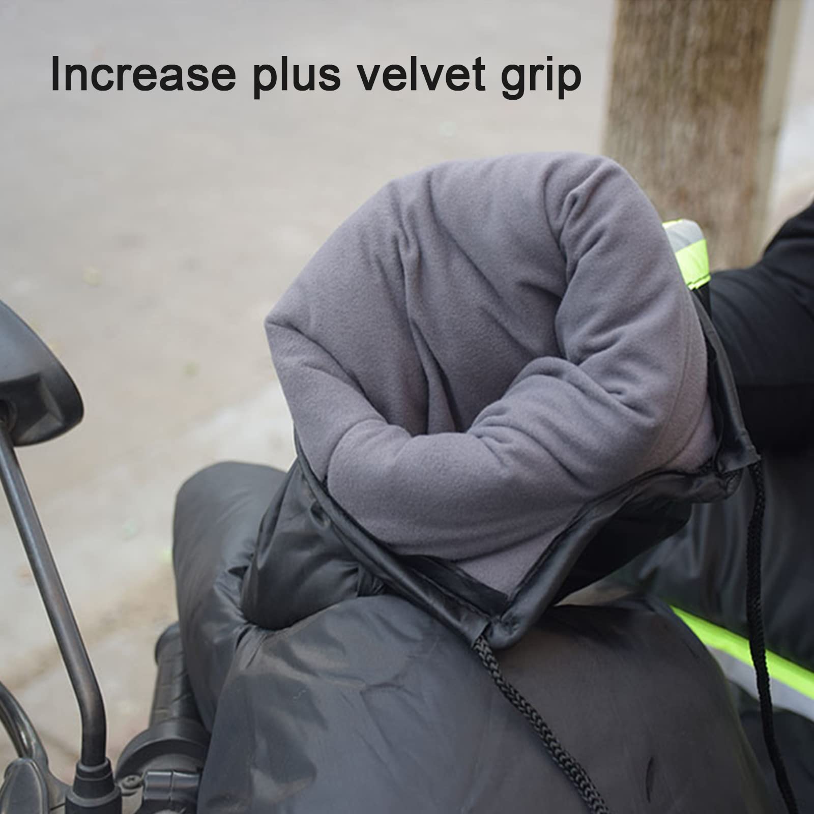 Couette pour Pare-Brise d'hiver pour Moto, Couette pour Manteau Chaud pour Voiture à Batterie, Protection Contre Le Vent et la Pluie pour vélo électrique
