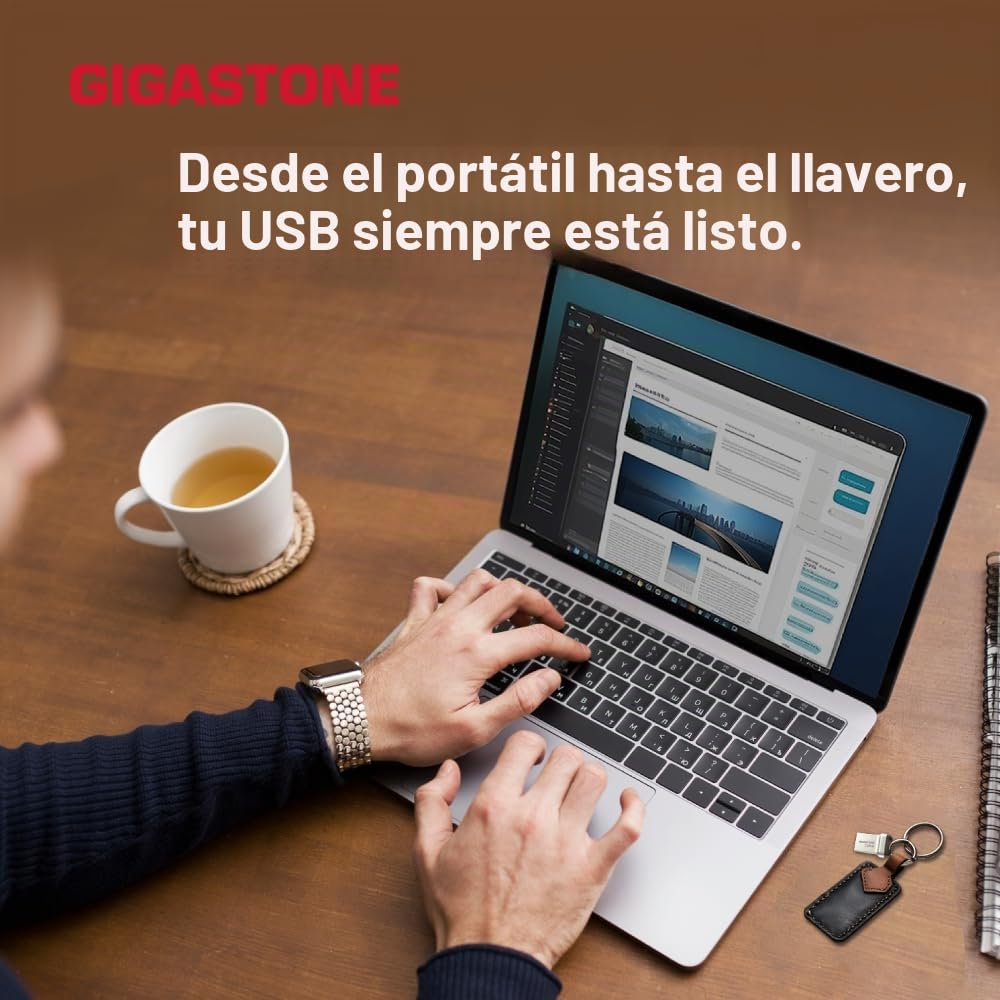 Gigastone Z90 256GB USB 3.1 Flash Drive, Mini Fit Metal Waterproof Compact Pen Drive, Reliable Performance Thumb Drive, USB 2.0 / USB 3.0 Interface Compatible