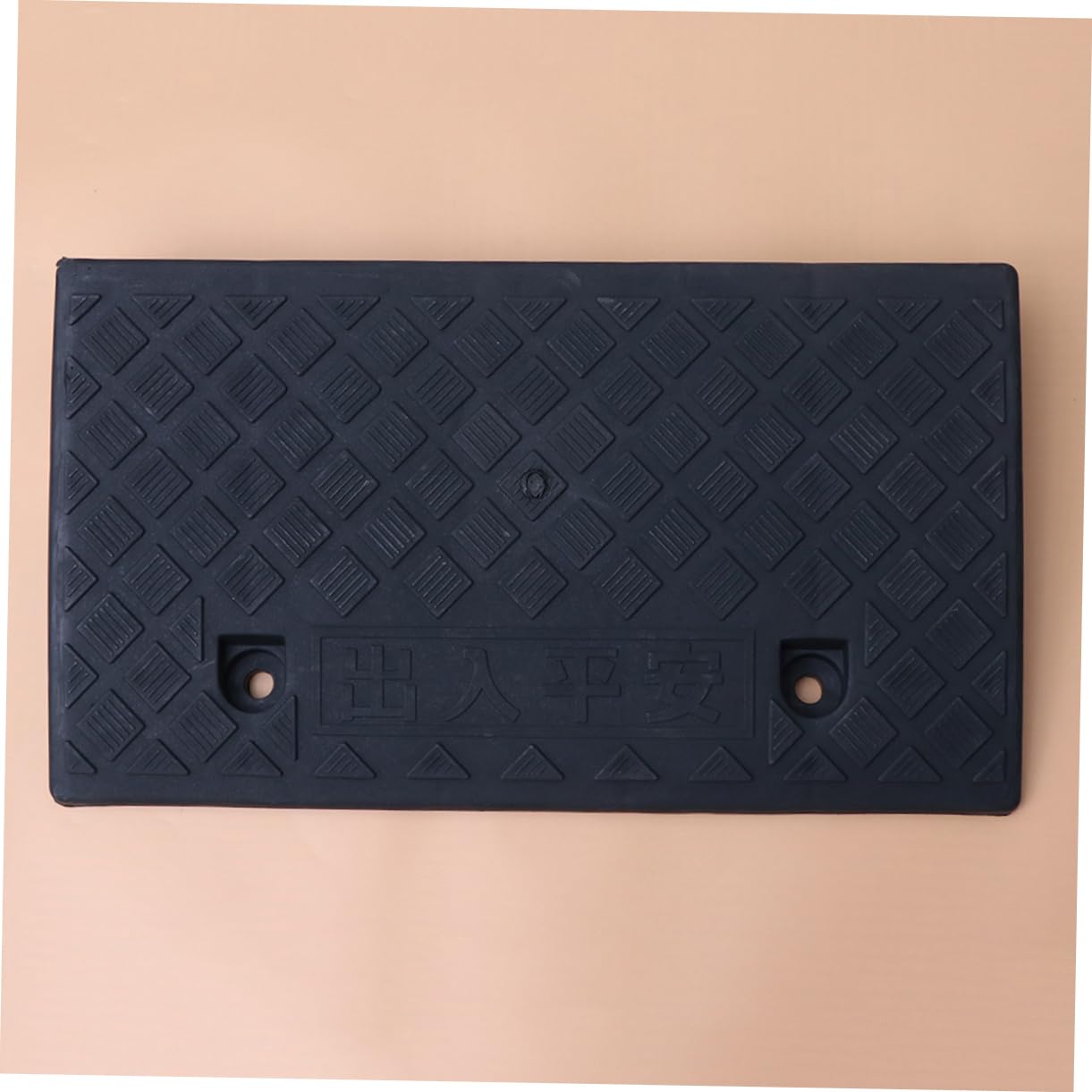 Rampa per Soglia Auto in Plastica Nera, Resistente e Facile da Installare, per Gradini e Marciapiedi, Rampe per Carico e Disabili