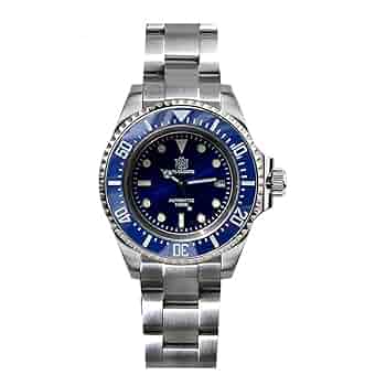 専用ご予約品〜１時間【NH35搭載/新品】防水性能200m サファイア 316L Amazon | watchdives 自動ダイバーウォッチ 男性用 NH35
