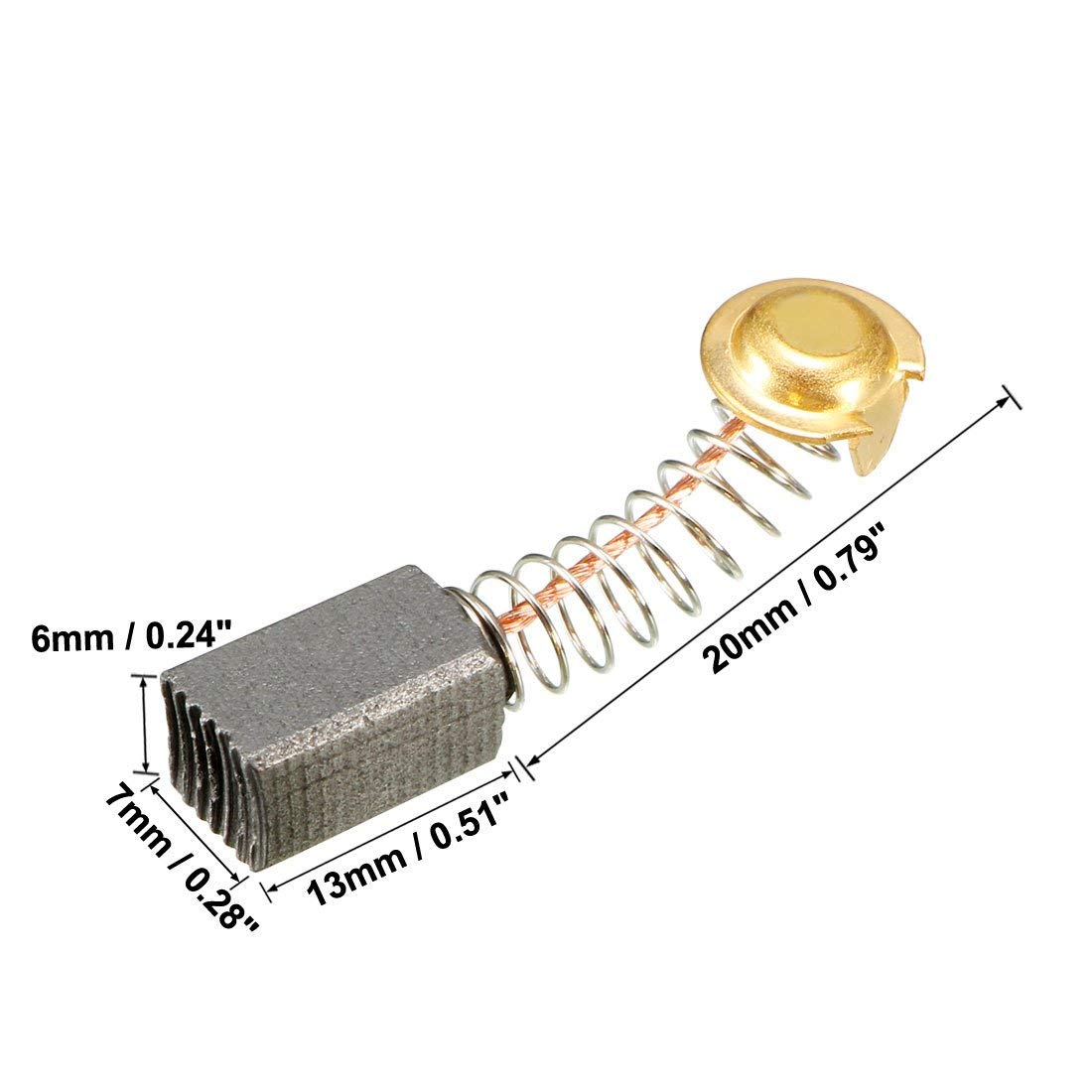 Vhbw 2x Escobilla Compatible Con Bosch PFZ 1300 AE 0330874.5