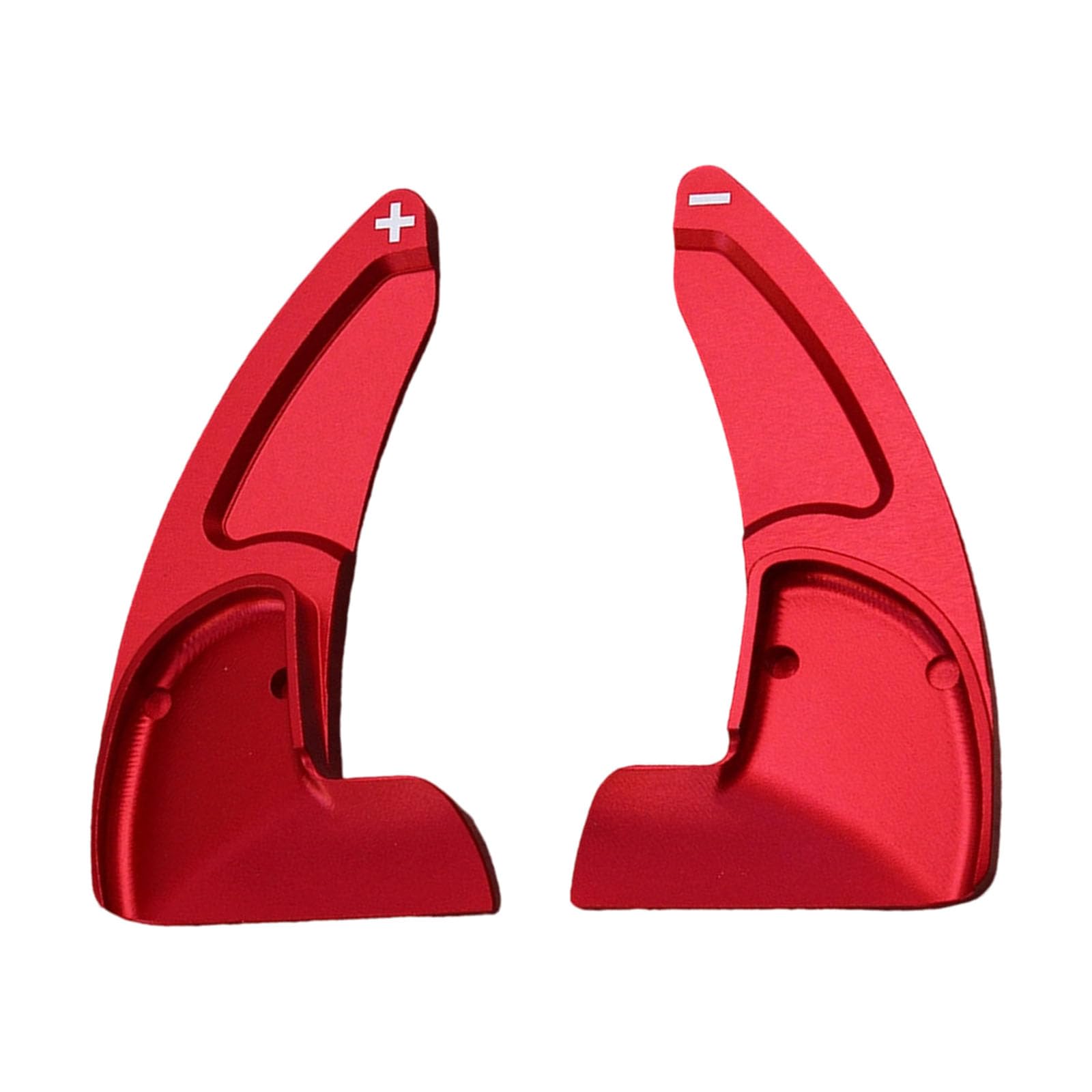 Shyyoulqe Red Upgrades Aluminum Racing Paddle Shifters Direct Replacement Easy To Use For 15-21 Car Models Shifting Feel Hurrying Scull Shifters