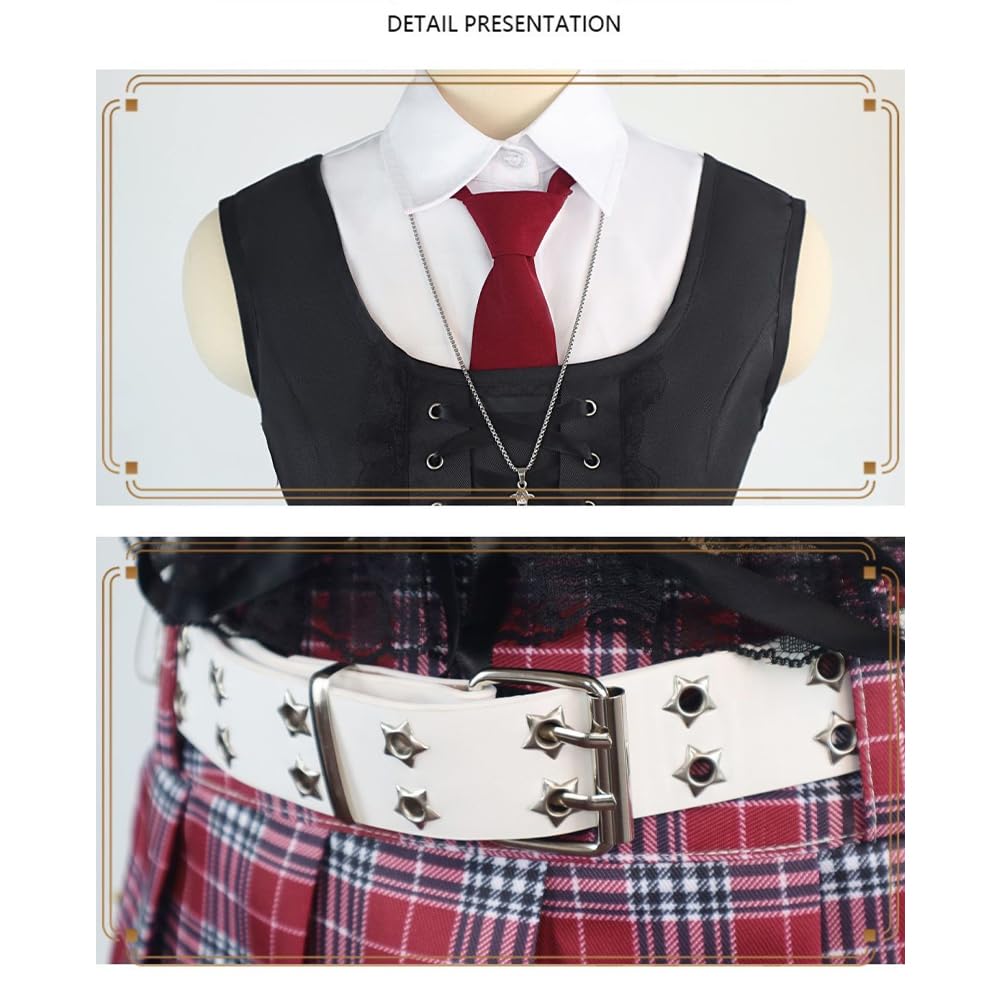 Misa Amane Cosplay Rock Anime Cosplay kostium Misa Amane mundur kompletny zestaw, Halloween, tematyka na imprezę