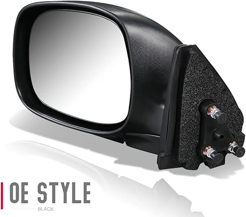 Miniatura 3 de DNA Motoring OEM-MR-TO1320188 Espejo retrovisor plegable sin calefacción para el lado izquierdo compatible con Tundra 2000-2006