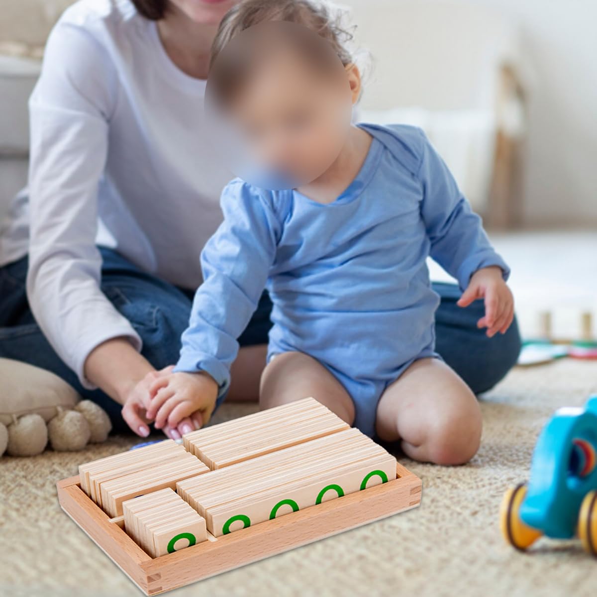 Gorise Outils Pédagogiques Montessori en Mathématiques, Système d' apprentissage des Nombres De 1 à 9000, Outils Pédagogiques en Arithmétique, Cartes éducatives De Différentes