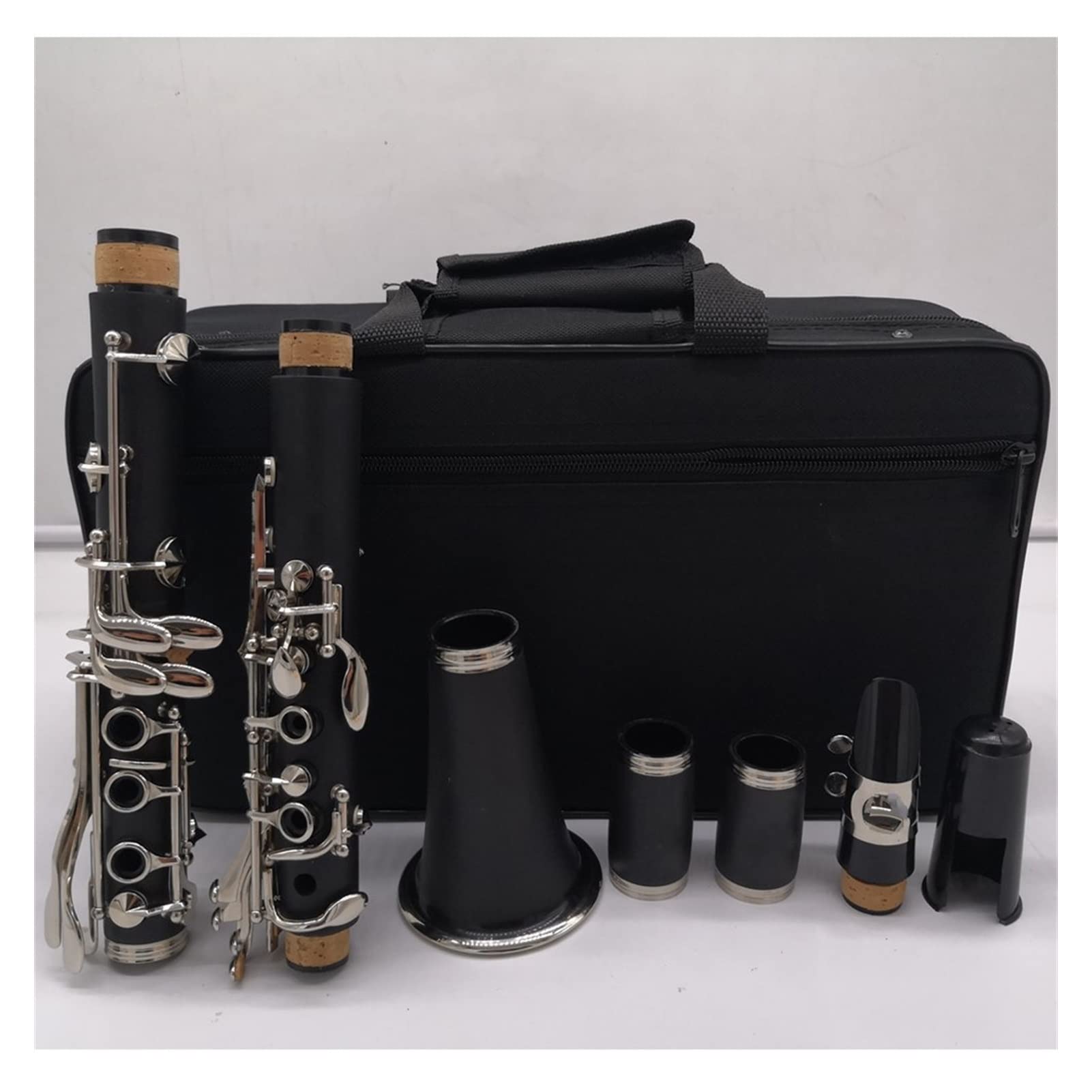 BB Clarinetto Bakelite Clarinetti Nichel Silver Silver Key Strumenti Musicali Caso Bocchino Reeds
