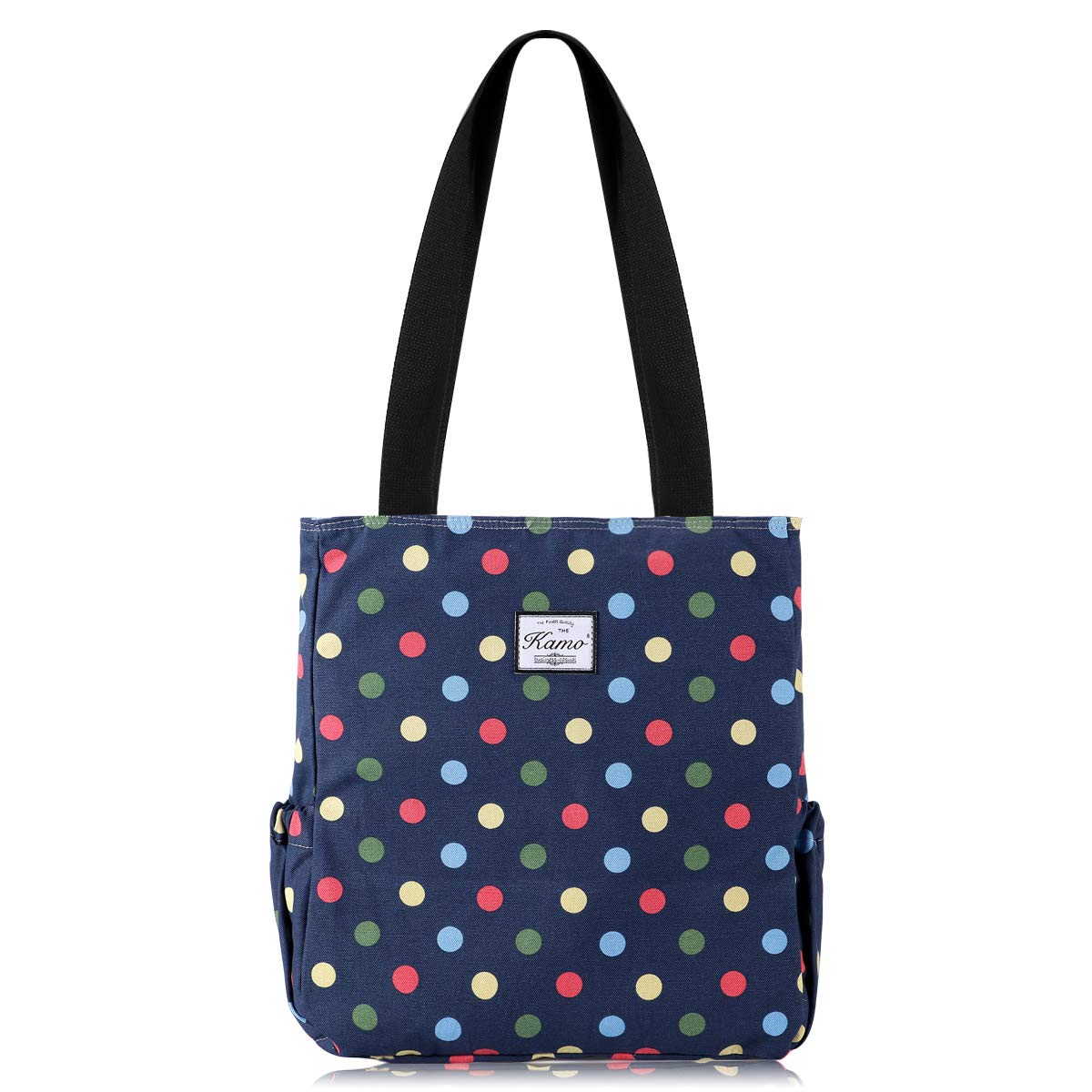KAMO Floral Tote Bag - Waterproof Lightweight Handbags Travel Shoulder Bag for Hiking Yoga Gym Swimming Travel Beach