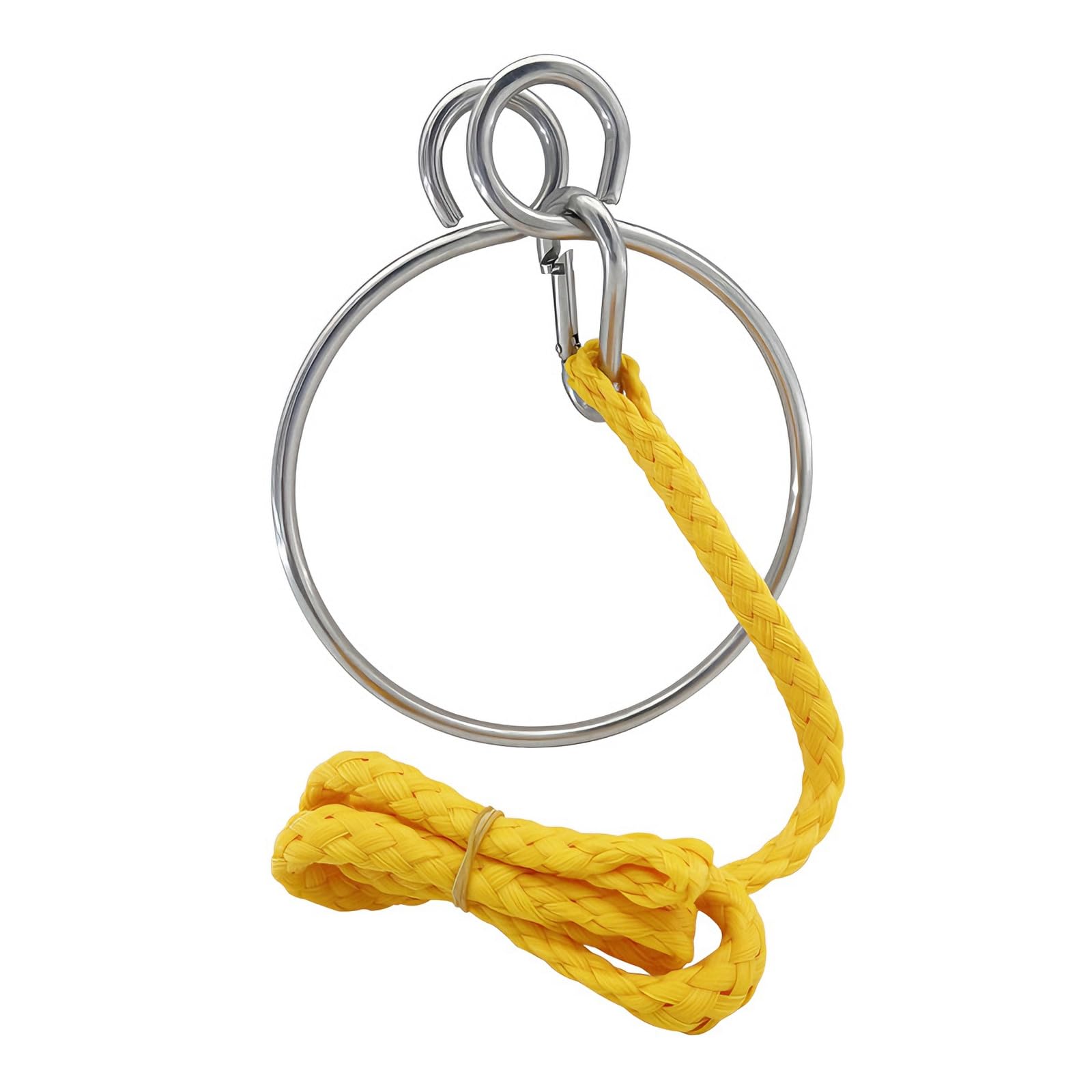 ordinarYone Marine Anchors Retrieving Systems Rings and Rope Rustproof Stainless Steel Boat Sailing Anchors Rings Set Marine Accesso