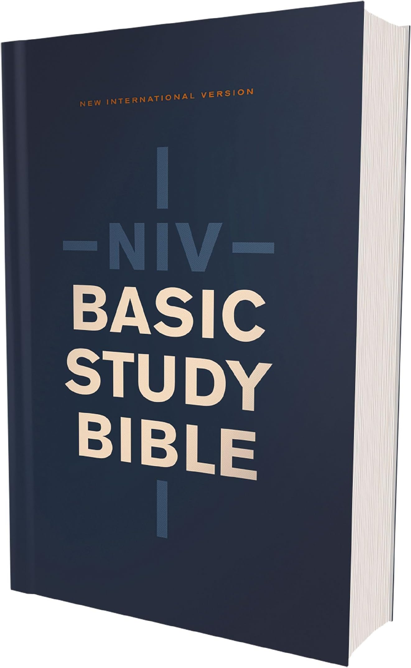 NIV, Basic Study Bible, Economy Edition, Paperback, Blue, Red Letter
