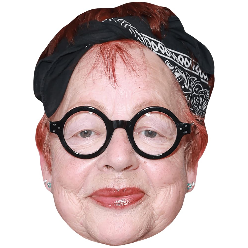 Jo Brand (Bandana) Celebrity Mask, Flat Card Face, Fancy Dress Mask