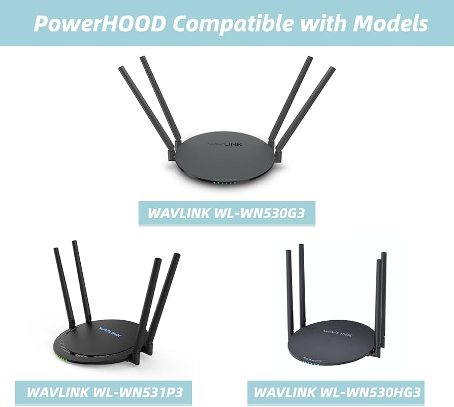 Amazon.com: PowerHOOD 12V AC/DC Adapter Compatible with WAVLINK