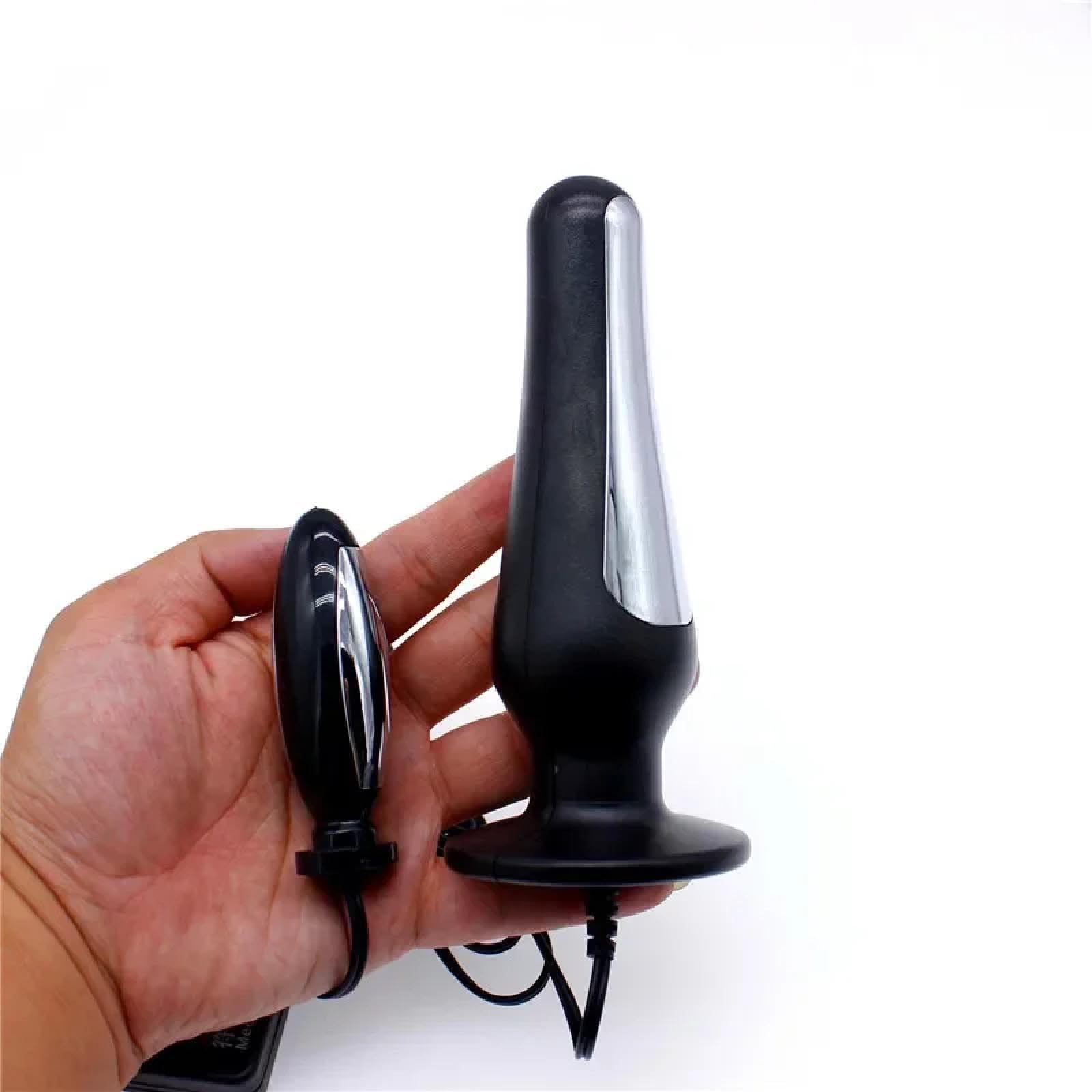 Plug Anale Scossa elettrica Spina anale Perline Butt Plug Stimolatore del punto G Massaggiatore prostatico Giocattoli con dildo Giocattoli sessuali Per Donne