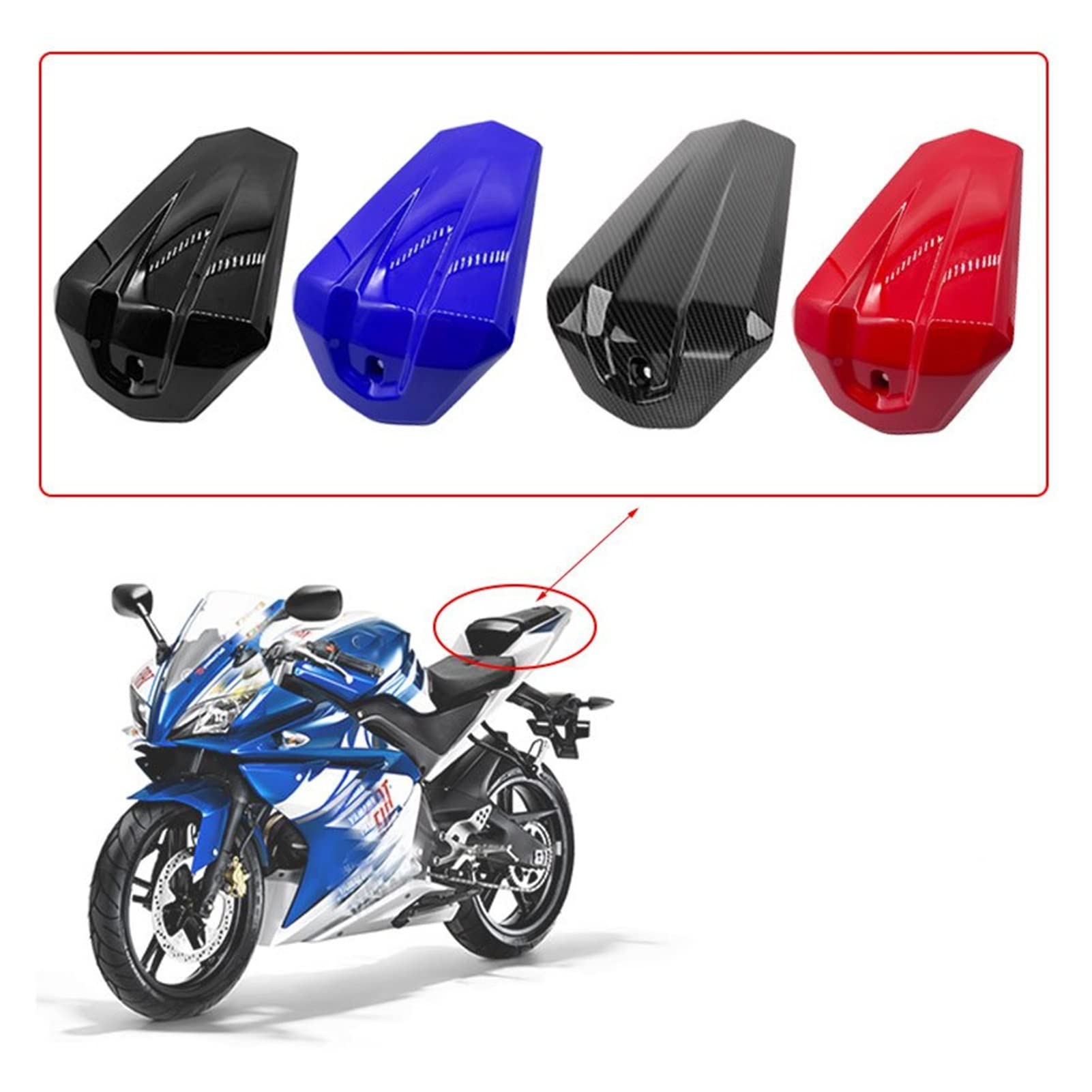 Produktbild von Motorrad Soziusabdeckung Für Ya&maha YZF 600 R6 2017 2018