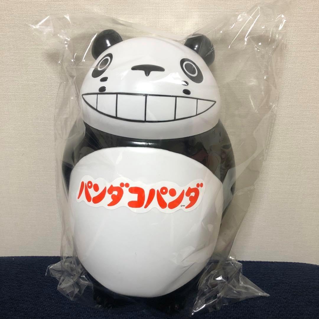 ジブリ　パンダコパンダ　パパンダおっきいケース　貯金箱　空き缶　２点セット ジブリ パンダコパンダ パパンダおっきいケース 貯金箱 空き缶 2点