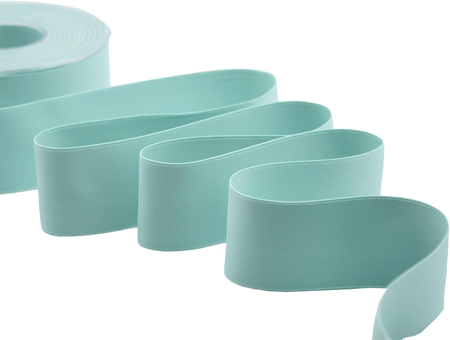 Double Satin Matt Ribbon, Decoration Ribbon, Gift Packs, Favors - Tiffany Green, 40mm x 20m