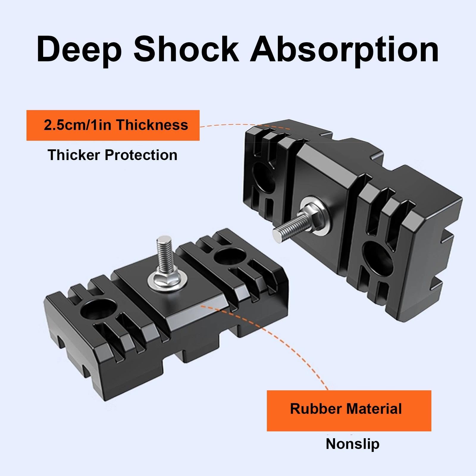4 Goma Nonvibración Soporte para Aire Acondicionado