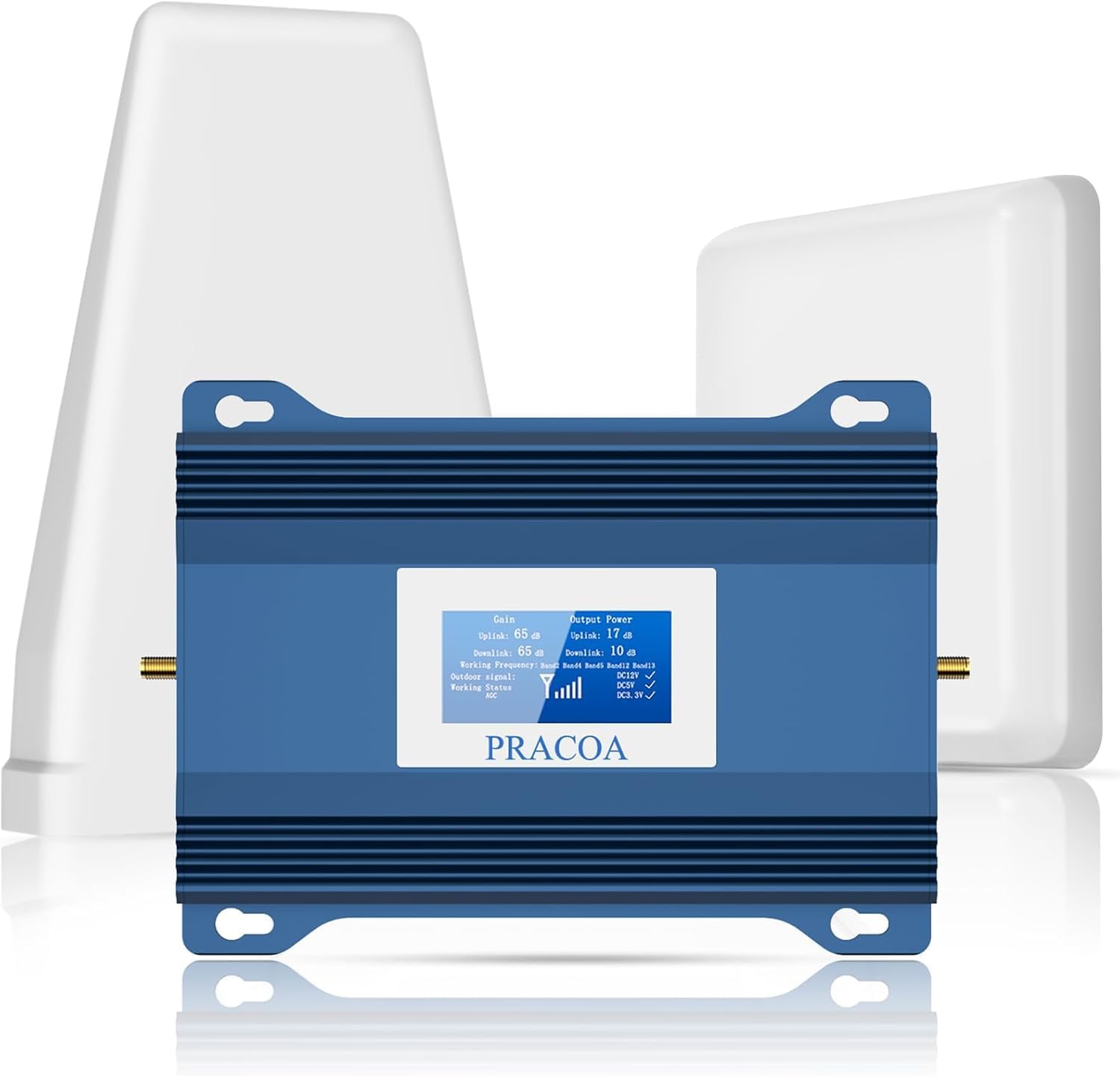 Verizon Cell Phone Signal Booster T Mobile Cell Booster AT&T Cell Signal Booster 5G 4G LTE 3G Cricket US Cellular Sprint Verizon Cell Phone Booster for All US Carriers for Band 2/4/5/12/13/17/25/66