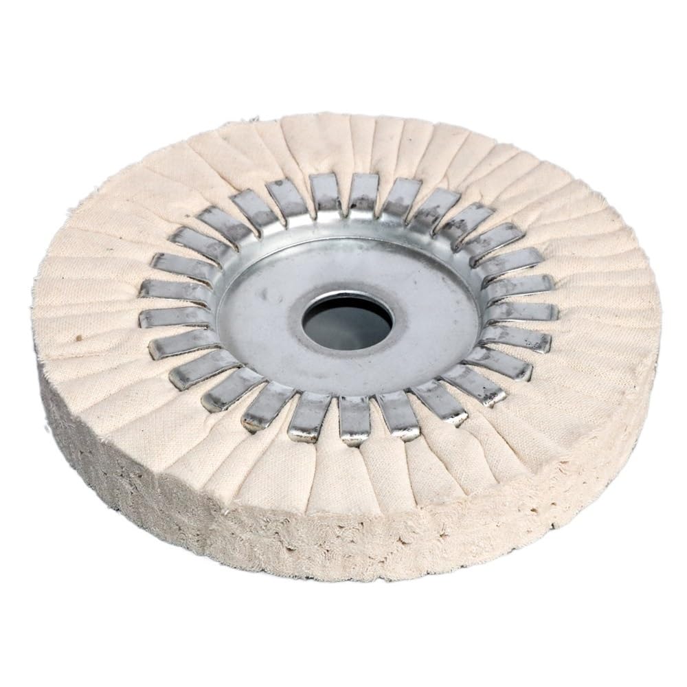 Tarcza szlifierska do polerowania, 150 mm bawełniana tarcza polerska dróg oddechowych - podkładka z otworem 14/22 samochodów, biżuterii i metalu(150mmx14mm)