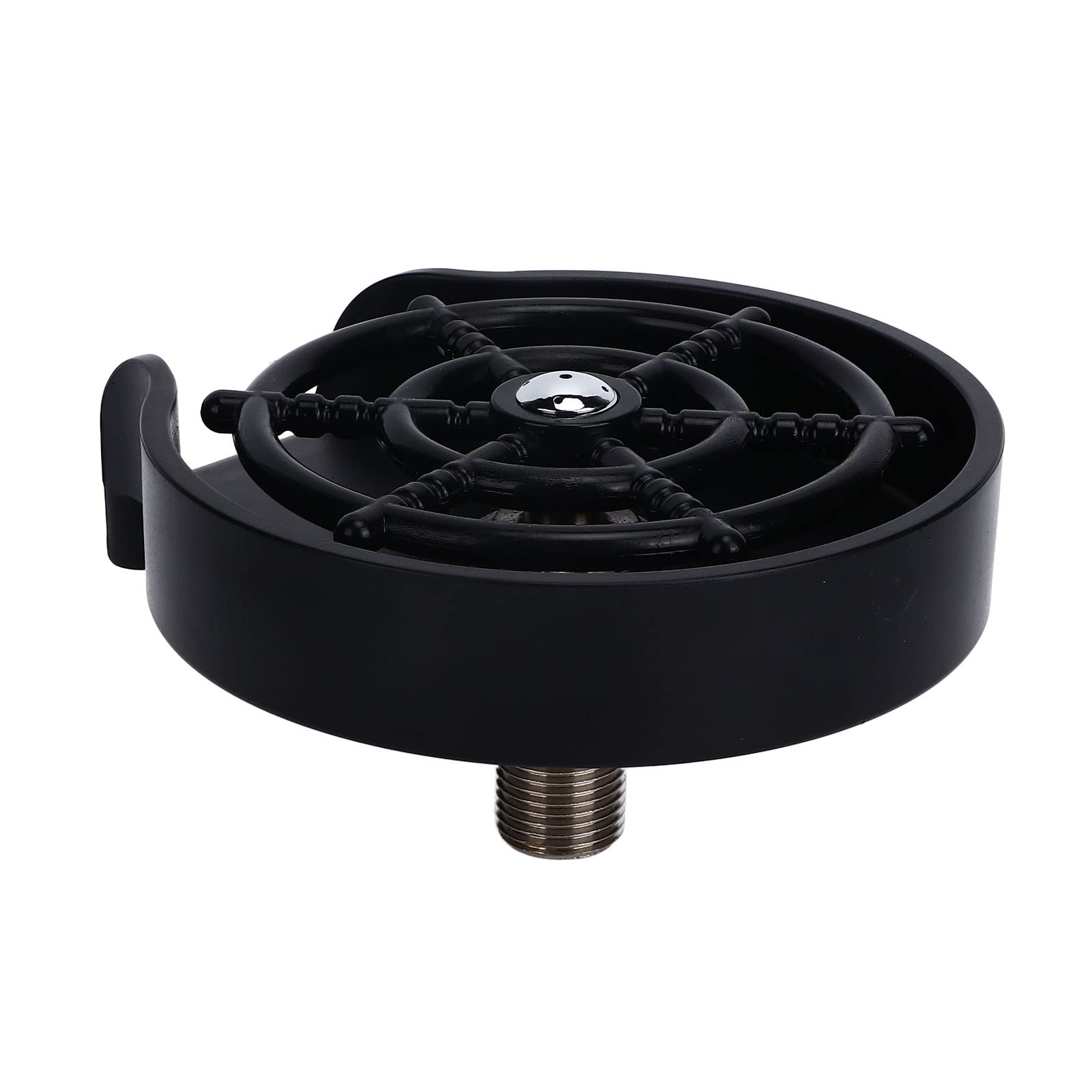 Sciacquatrice per Vetro Nero Opaco, lavabottiglie per lavello da Cucina Sciacquatrice per Tazze interfaccia G1/2, lavabottiglie per lavelli da Cucina da Bar (Nero)