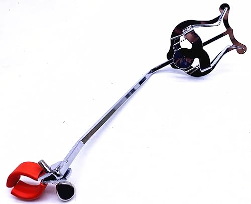 TUOREN Horno francés Marching Abrazadera en Lira Metal Plating Partitura Clip para Instrumento Musical Accssories Plata