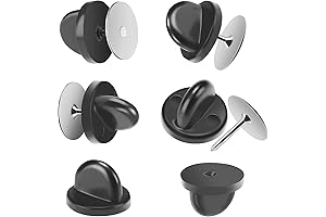 JANYUN Rubber Push Backs for Jewelry Making Pin Backs