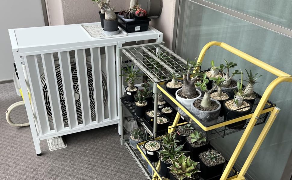 Amazon | Kumaforest 方向設置可能 エアコン室外機 カバー 室外機